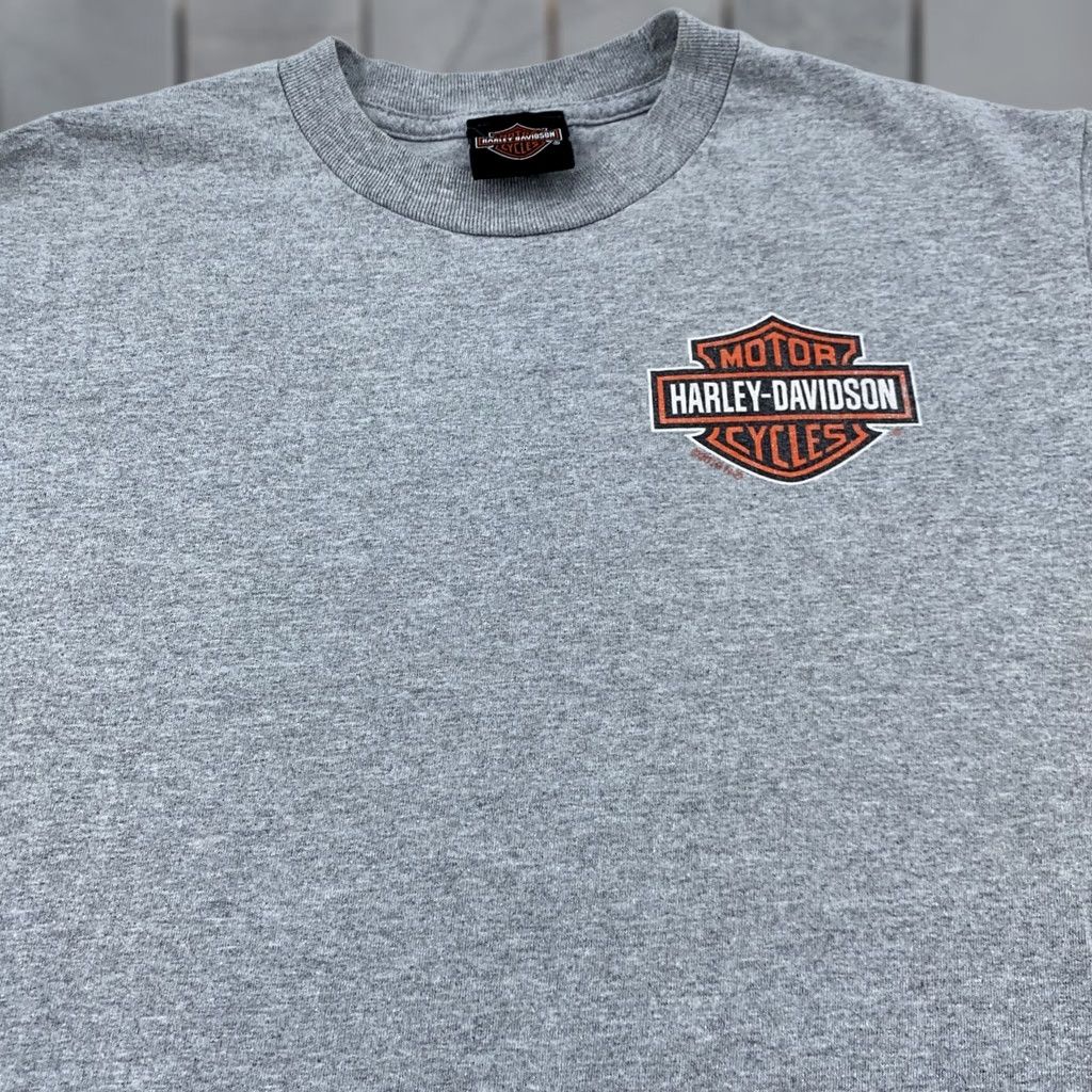 Harley Davidson Harley-Davidson Shirt Mens M Gray Graphic Print City Alamo San Antonio Texas Motorcycle Tee Short Sleeve Crew Neck T-Shirt Lifestyle: Classic Fit Mens Size US M / EU 48-50 / 2 - 1 Thumbnail