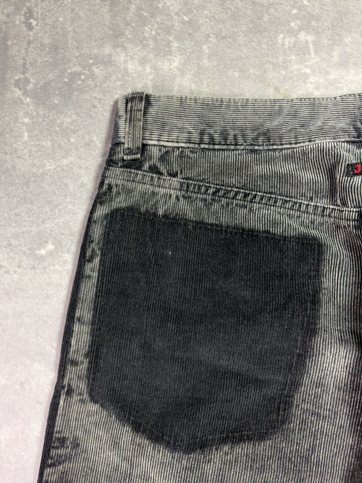 Jean Paul Gaultier Jean Paul Gaultier Corduroy Colorblock Sprayed Pants 36 Size US 36 / EU 52 - 15 Thumbnail