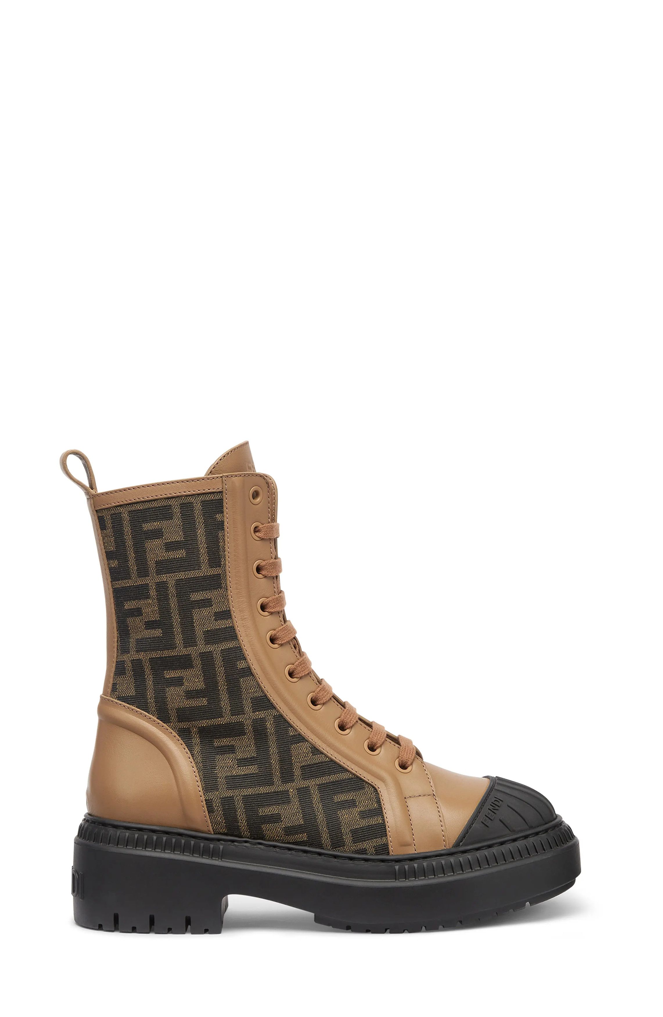 Fendi o1w1db10725 8T8353 Domino Boots in Tabacco Nero/Sand Size US 6 / IT 36 - 1 Thumbnail