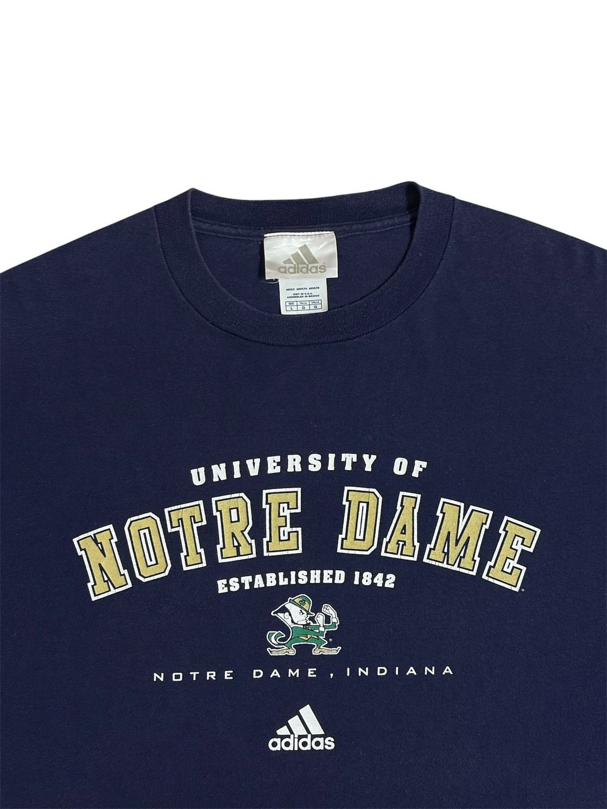 Adidas Adidas Notre Dame Size US L / EU 52-54 / 3 - 1 Thumbnail