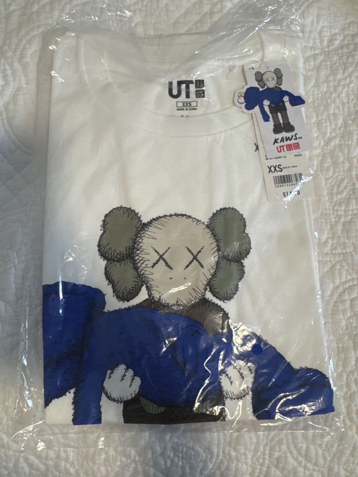 Uniqlo KAWS x Uniqlo "Gone" BFF companion tee white - XXS Size US XXS / EU 40 - 1 Thumbnail