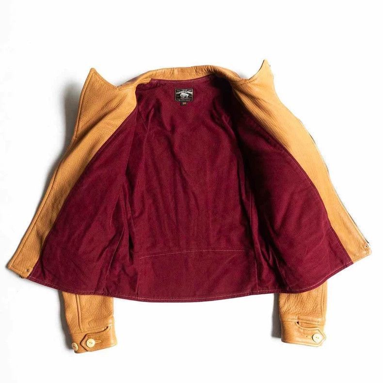 Freewheelers FREEWEELERS Deer Skin Knight Leather Jacket -D