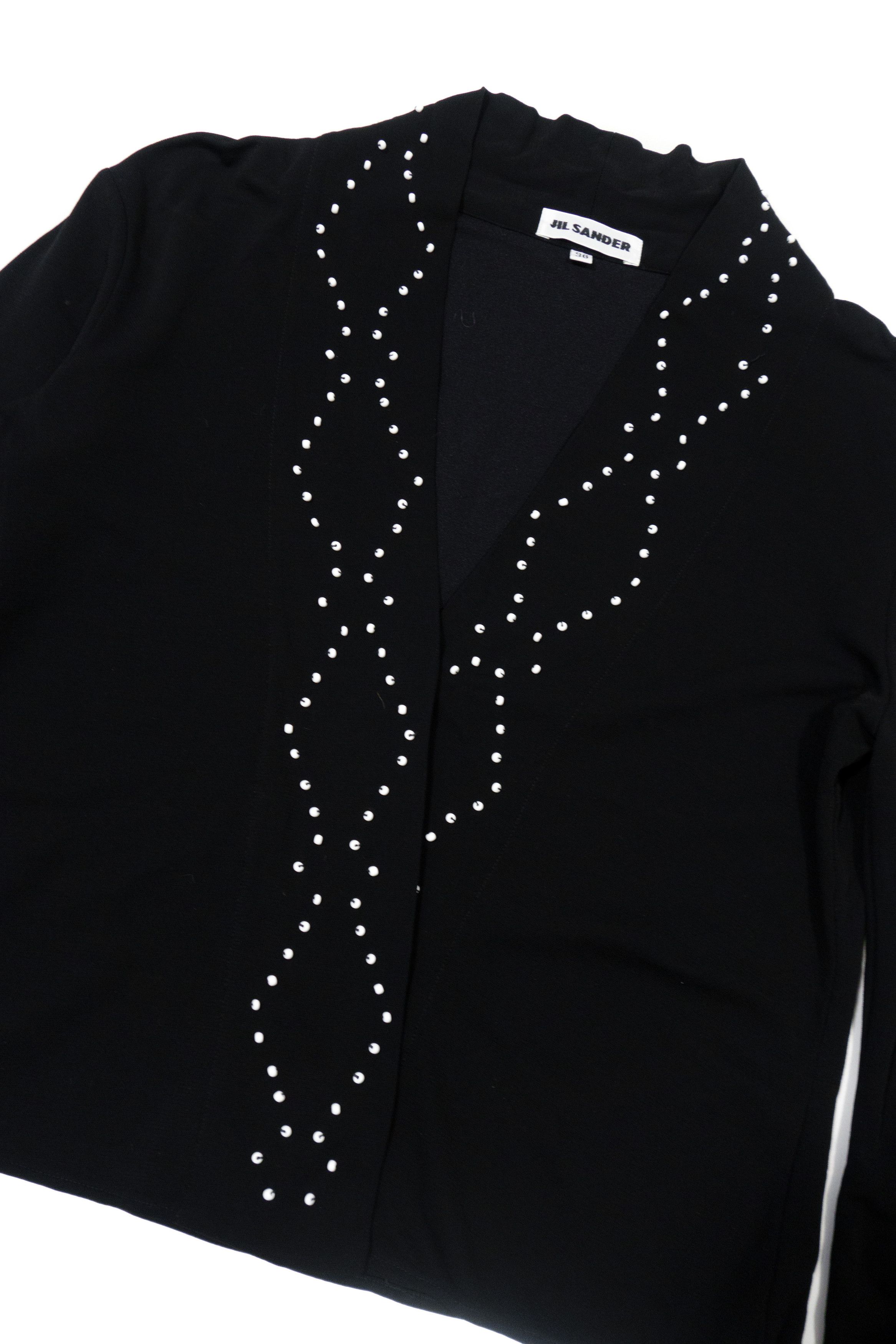 Jil Sander Beaded Light Cardigan 90s Size M / US 6-8 / IT 42-44 - 2 Thumbnail