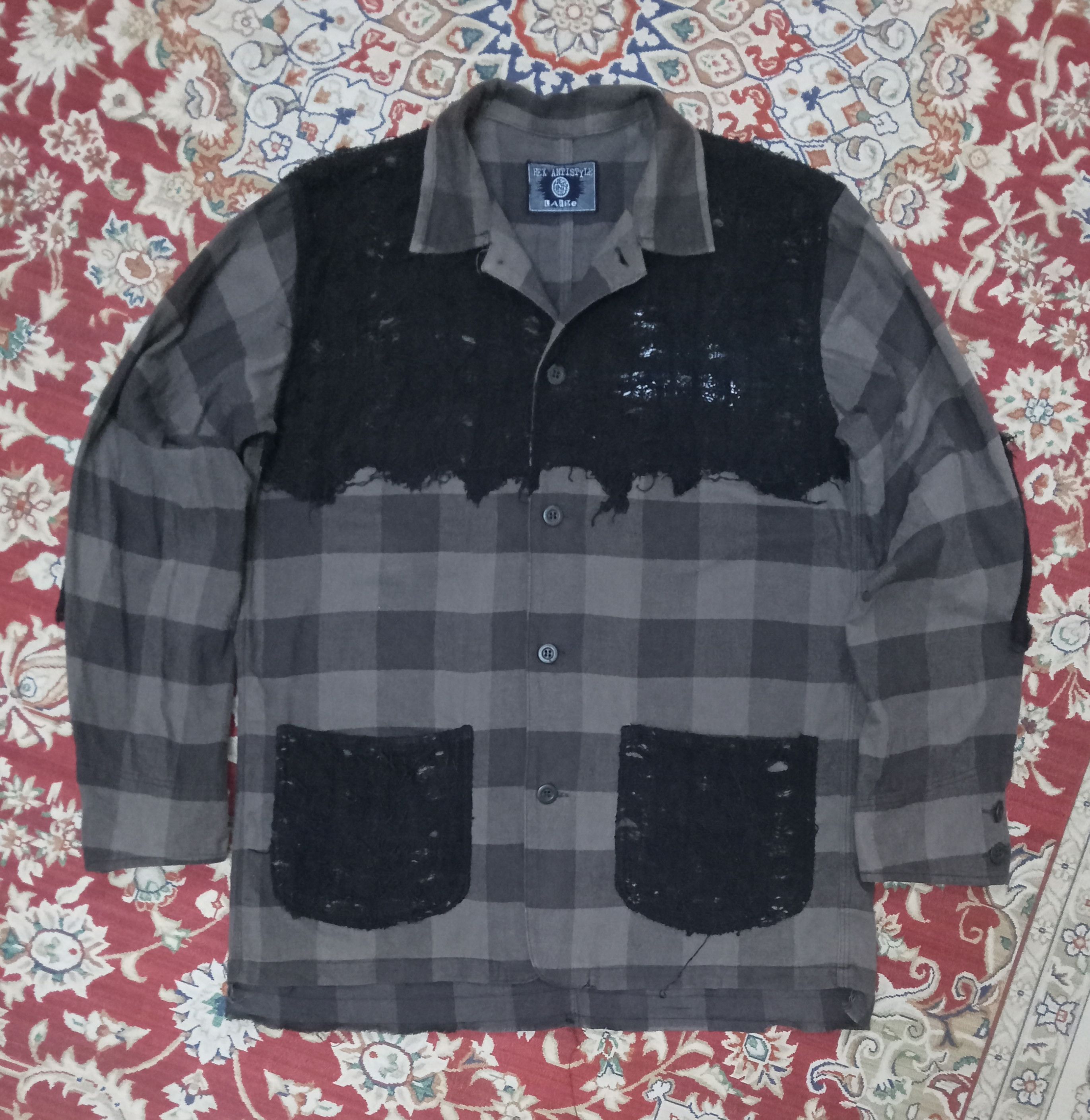 Hex Antistyle Vintage Hex Antistyle Very Rare Design Button up Shirt Size US L / EU 52-54 / 3 - 1 Thumbnail