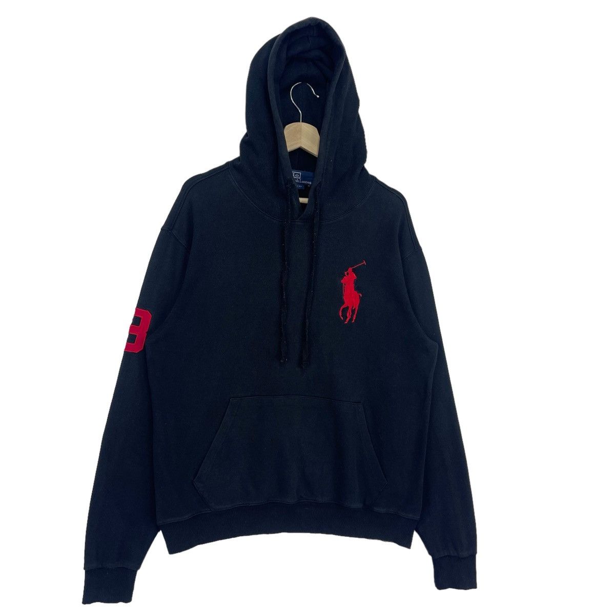 Polo Ralph Lauren × Ralph Lauren × Vintage 90’s Polo Ralph Lauren Embroidered Pony Hoodie Size US M / EU 48-50 / 2 - 3 Thumbnail