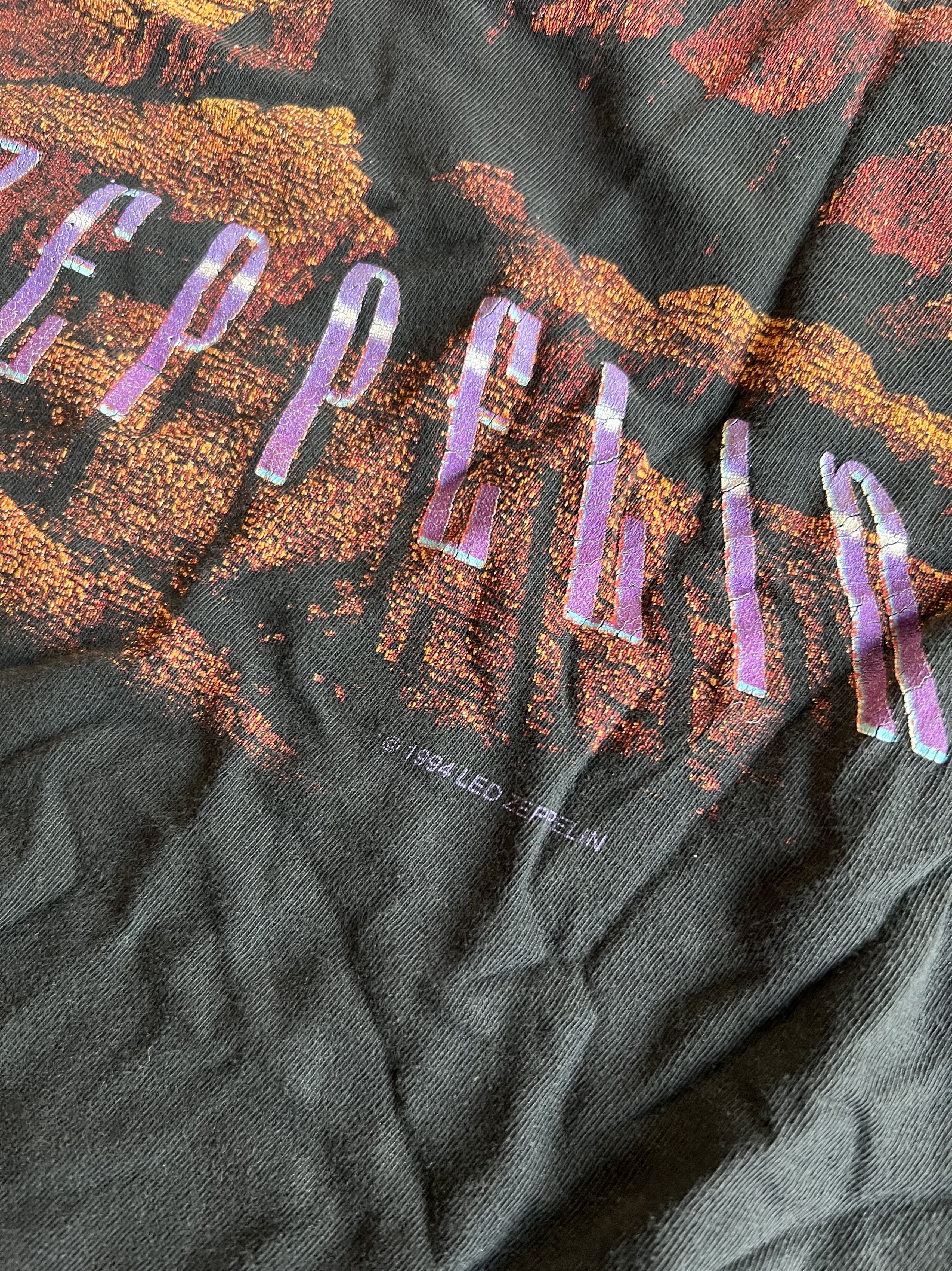 Band Tees 1994 Led Zeppelin Tee Winterland Tag Size US XL / EU 56 / 4 - 3 Thumbnail