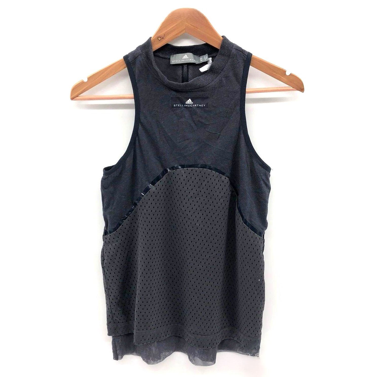 Stella McCartney Adidas By Stella McCartney Yoga Mesh Tank Top XS Size XS / US 0-2 / IT 36-38 - 8 Thumbnail
