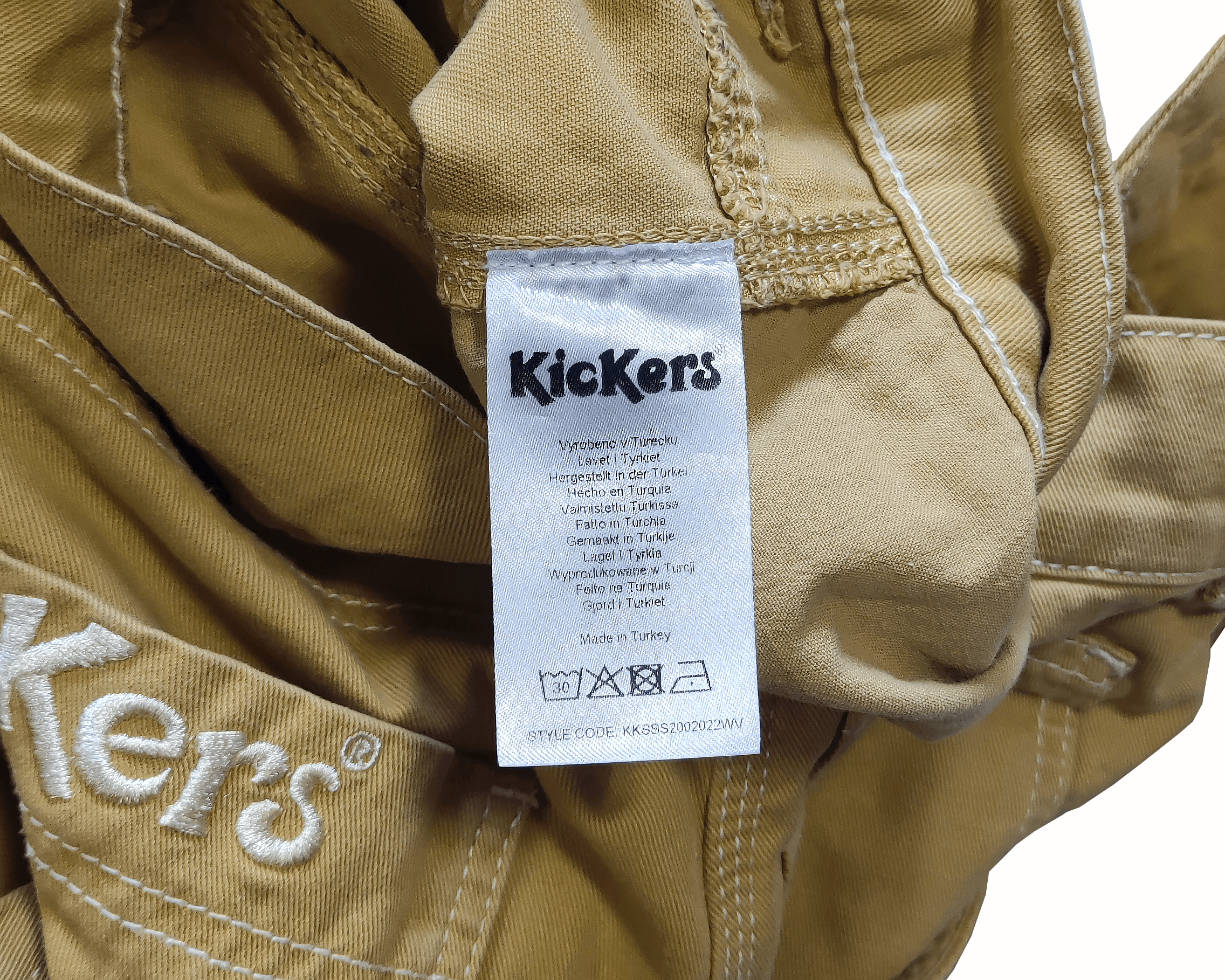 Kickers Kickers Rare Casual Pants Size 32 Cargo Streetwear Big Logo Size US 32 / EU 48 - 8 Thumbnail