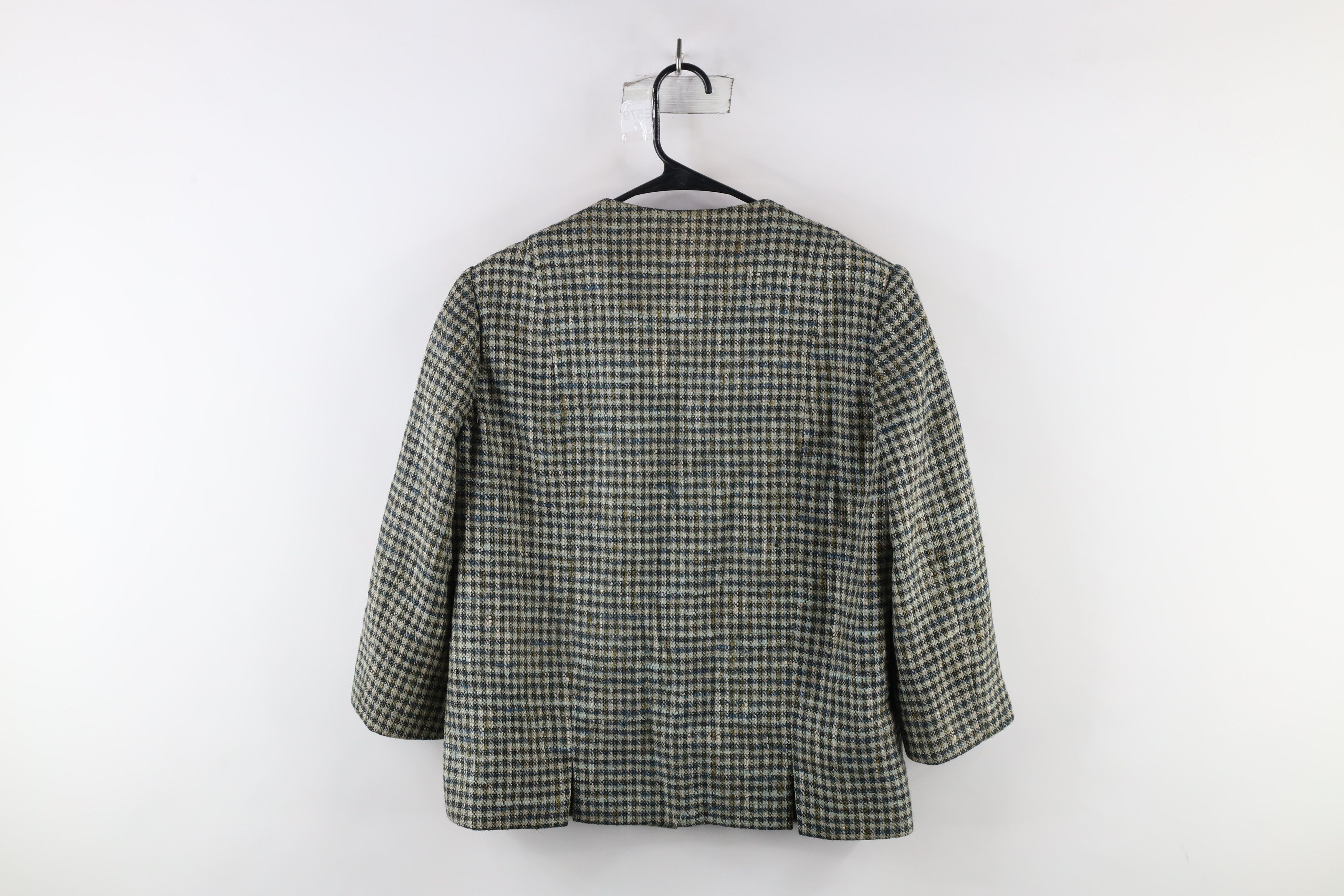 Vintage Vintage 50s Rockabilly Wool Tweed Blazer Jacket USA Size L / US 10 / IT 46 - 7 Thumbnail