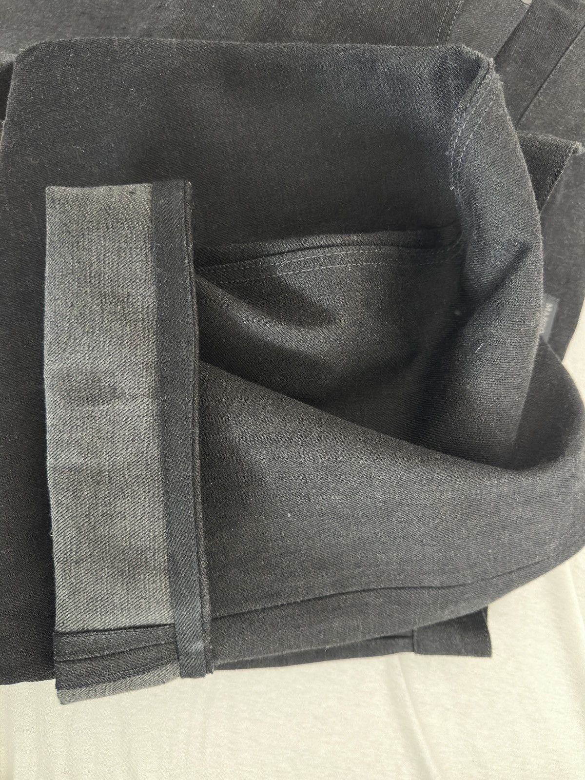 Other Handmade MarcAntonio Blackout Selvedge Denim Custom Cut 34 Size US 34 / EU 50 - 7 Thumbnail