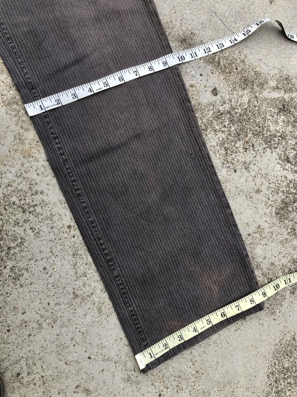 Japanese Brand WIDE LEG FADED GREY JEANS BY B. a-Dieu Size US 30 / EU 46 - 12 Thumbnail