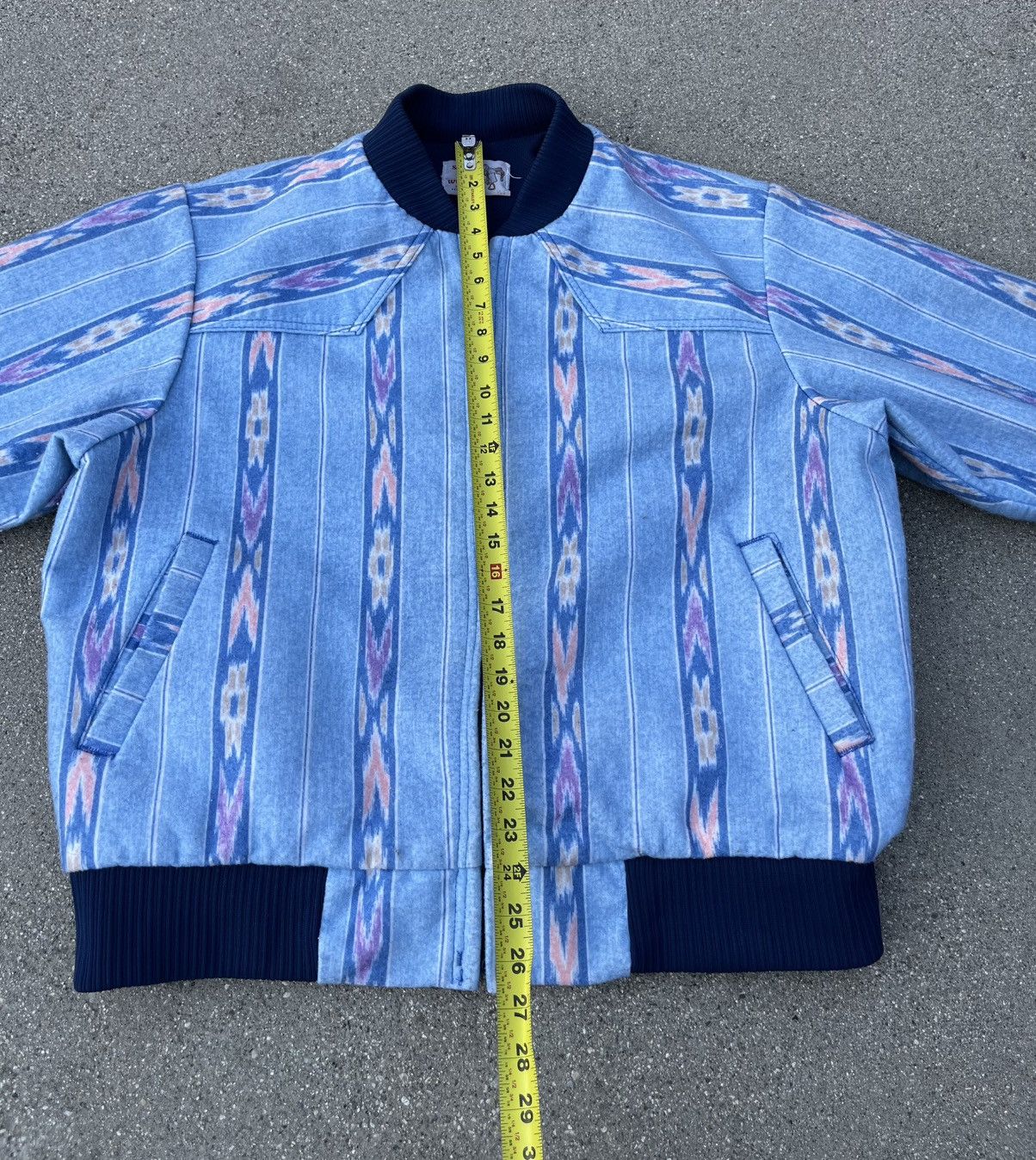 Other Vintage Saddle King Western Navajo Aztec Bomber Jacket Size US XL / EU 56 / 4 - 6 Thumbnail