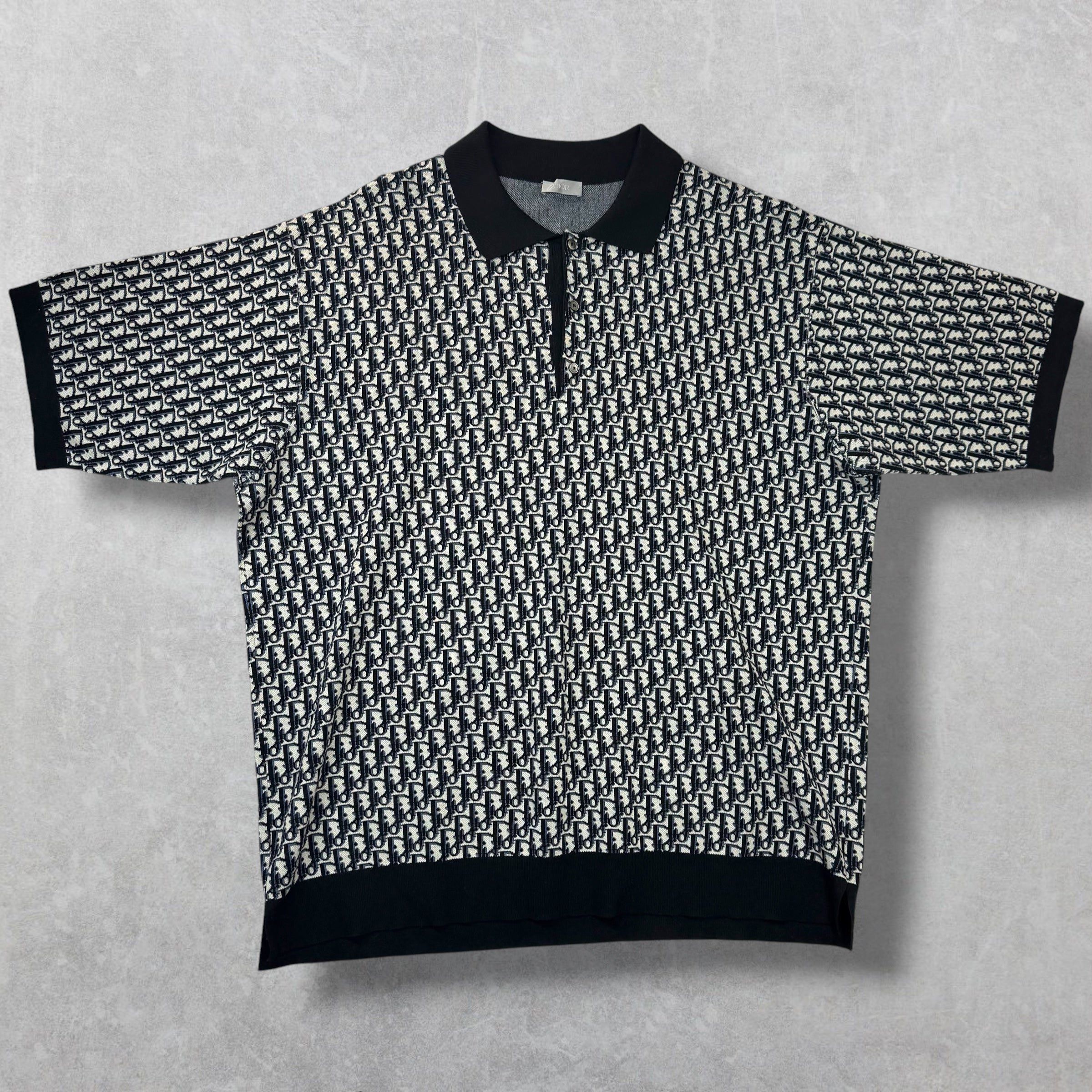 Dior Dior Oblique Polo Shirt XXXL Size US XXL / EU 58 / 5 - 1 Thumbnail