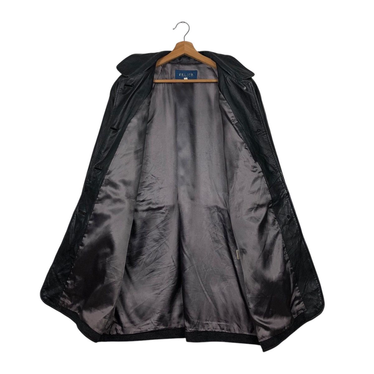 Japanese Brand 📌Vintage Soft Leather Biker Jacket Felice Issey Miyake Size US M / EU 48-50 / 2 - 13 Thumbnail