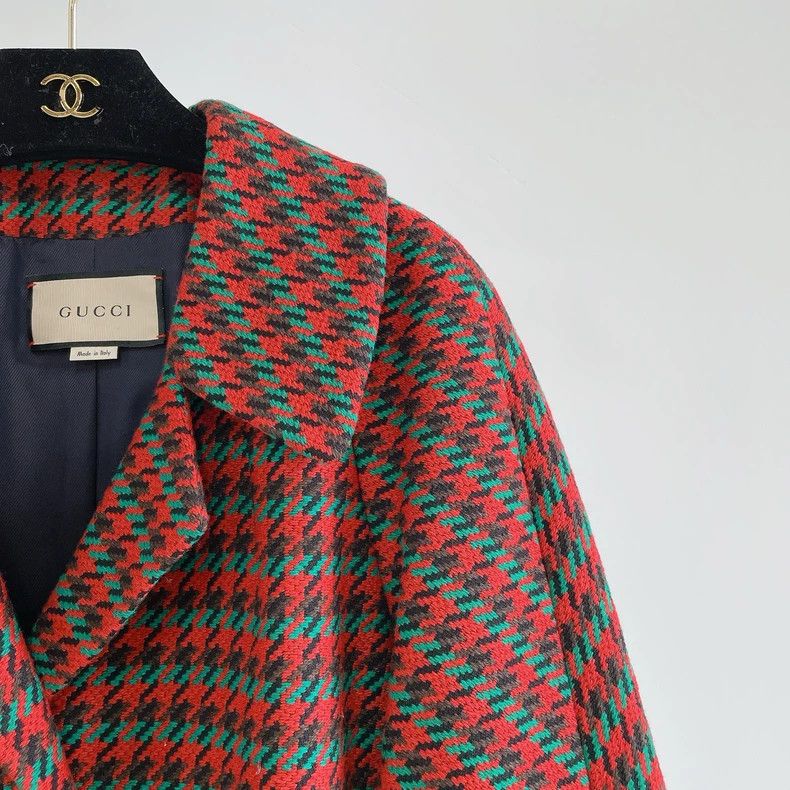 Gucci Gucci Thousand-bird checkered tweed jacket 2504-Nextarrow Size XS / US 0-2 / IT 36-38 - 3 Thumbnail