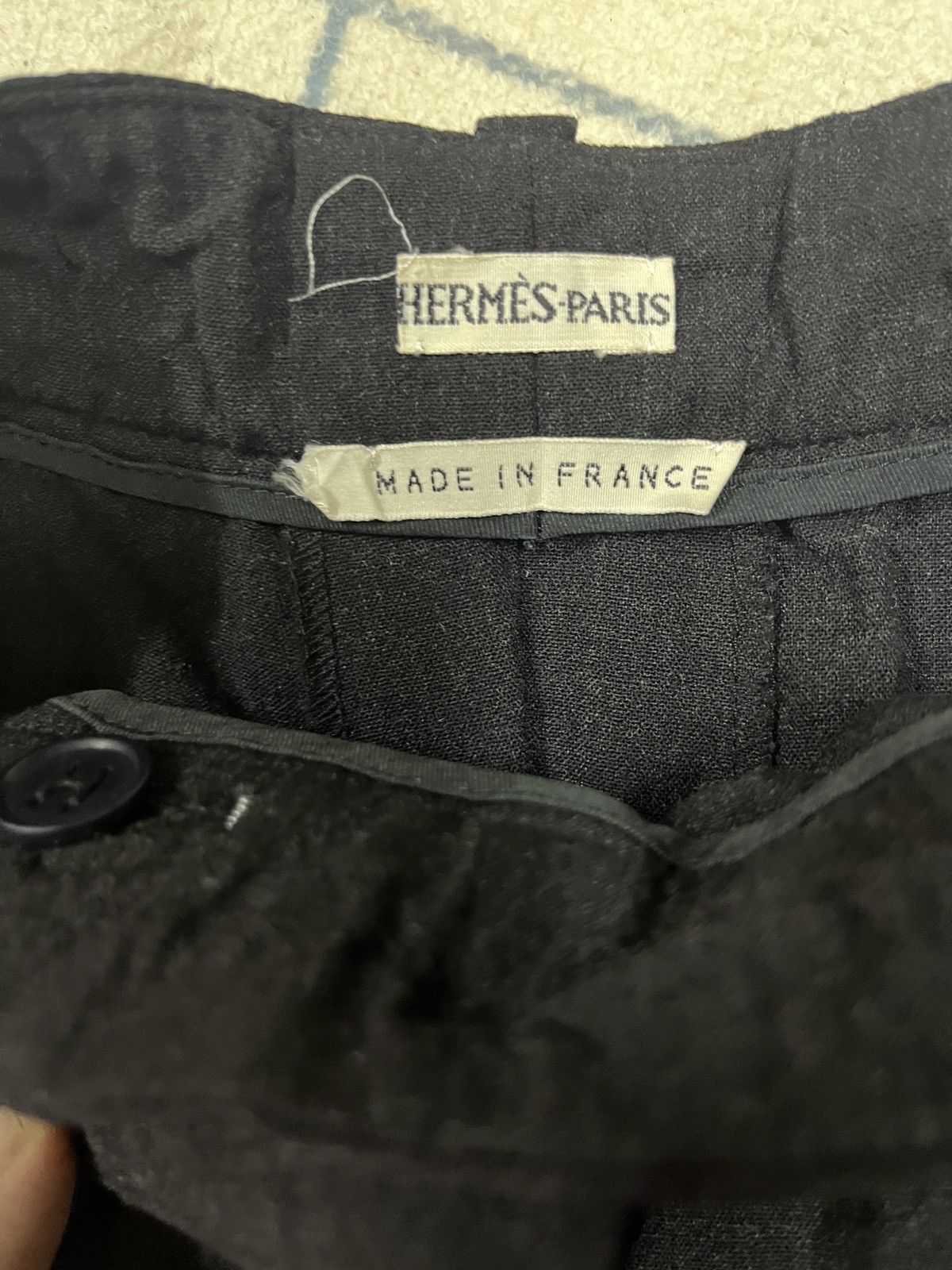 Designer × Hermes Vintage hermes casual pants Size 24" / US 00 / IT 34 - 11 Thumbnail