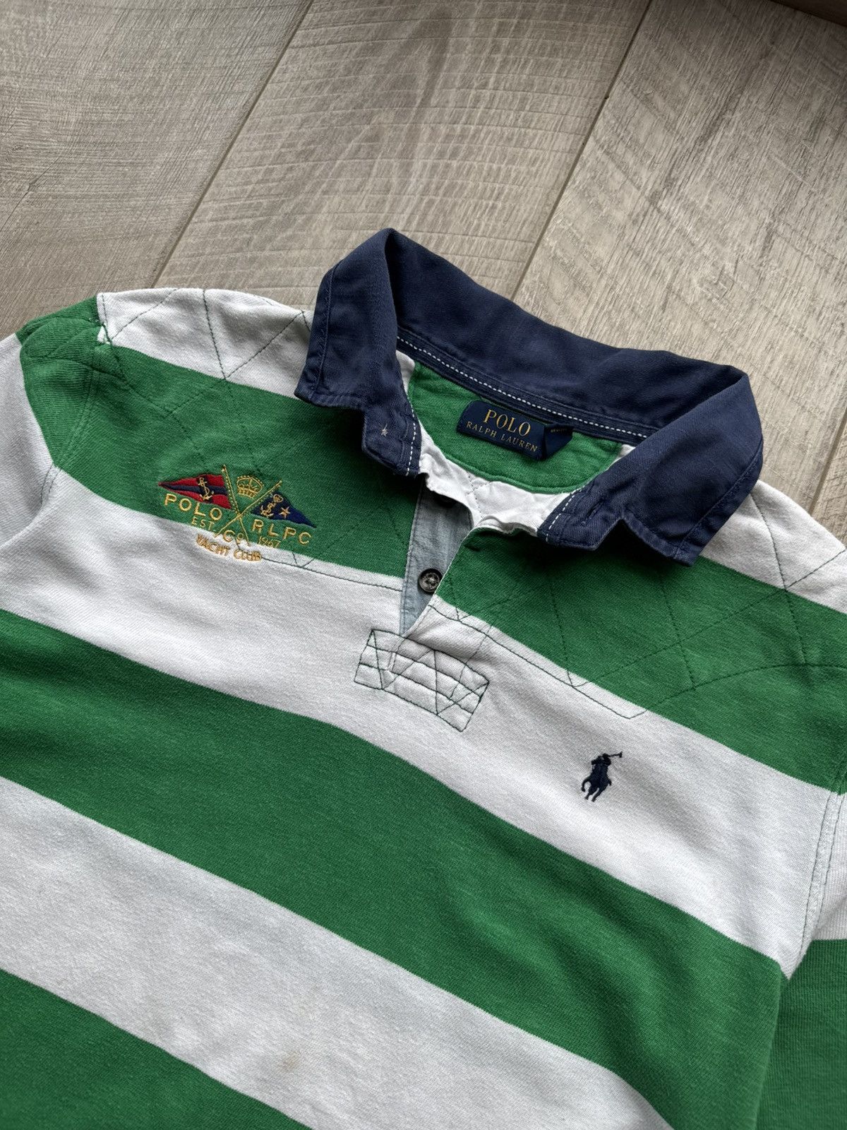 Polo Ralph Lauren Polo Ralph Lauren Yacht Club vintage long sleeve polo pony Size US L / EU 52-54 / 3 - 3 Thumbnail