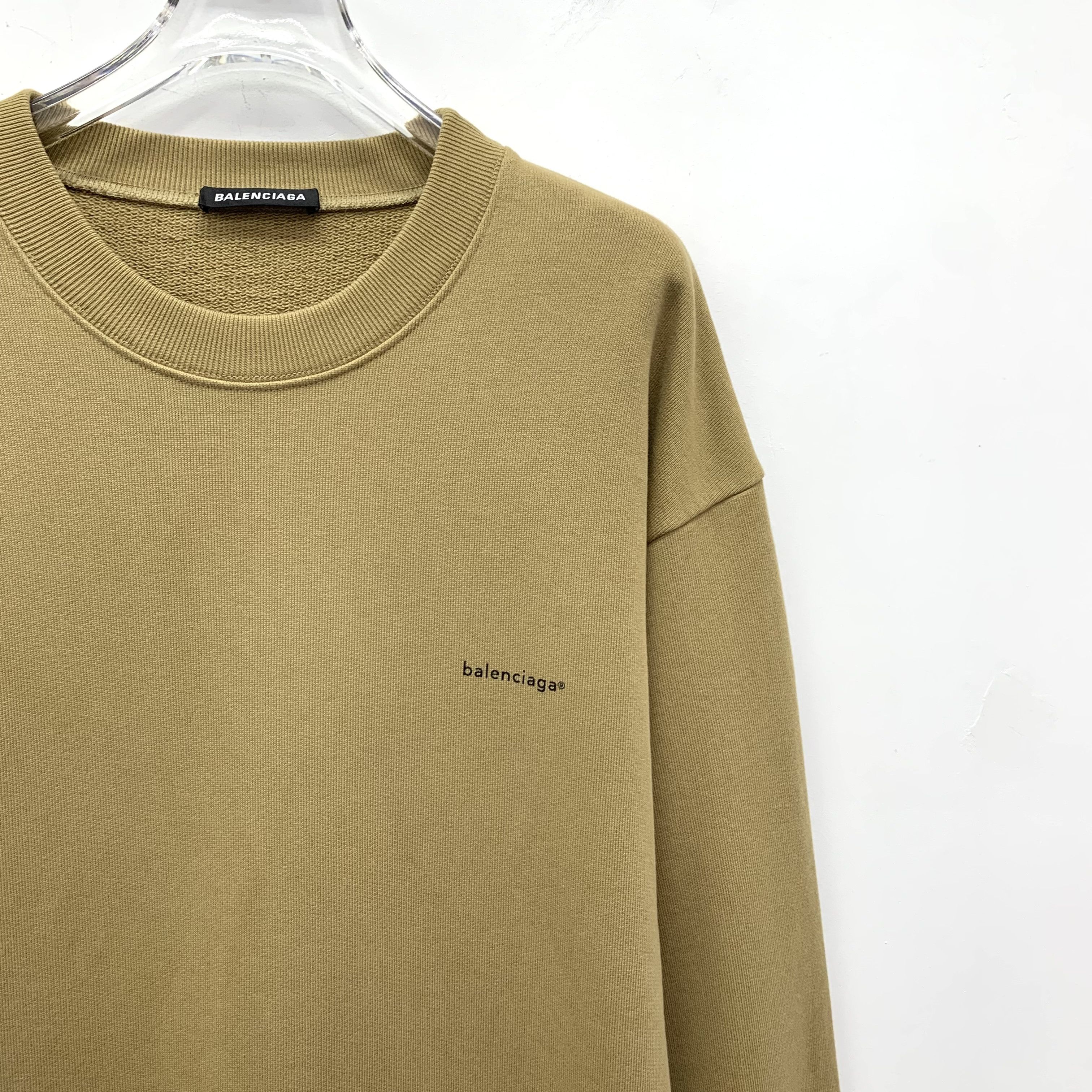 Balenciaga Balenciaga Logo Print Sweatshirt Brown (M) Size US M / EU 48-50 / 2 - 3 Thumbnail