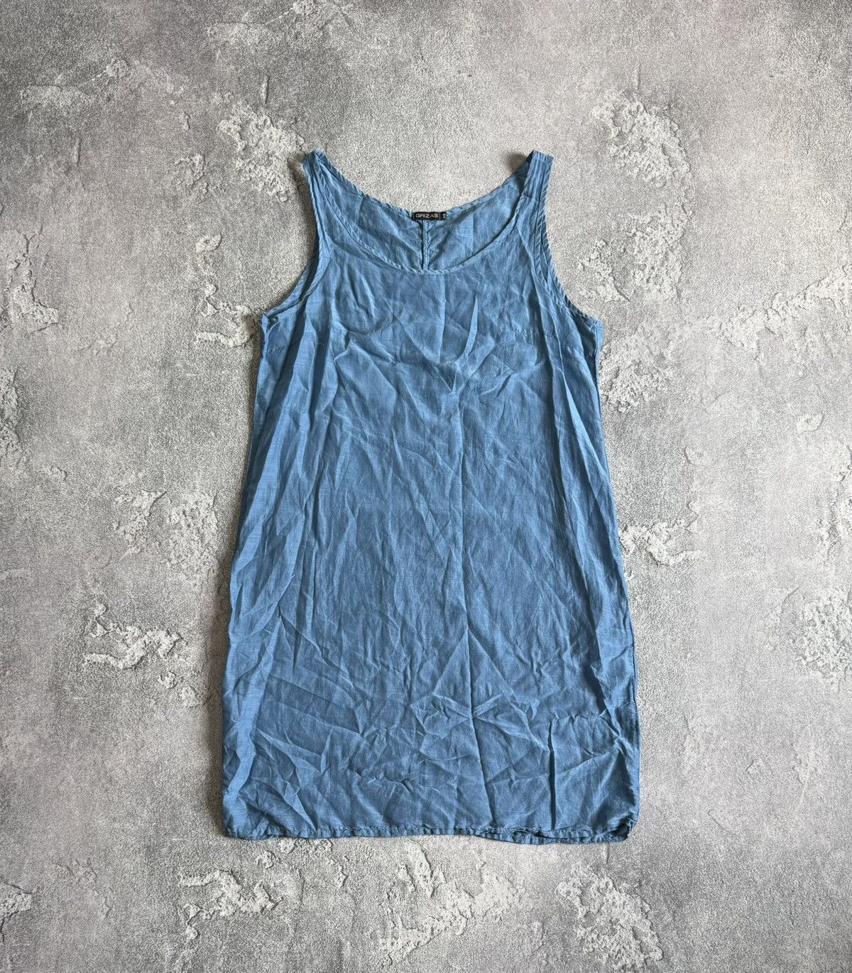 Designer Grizas XS silk sleeveless dress tunic light Avantgarde Size XS / US 0-2 / IT 36-38 - 5 Thumbnail