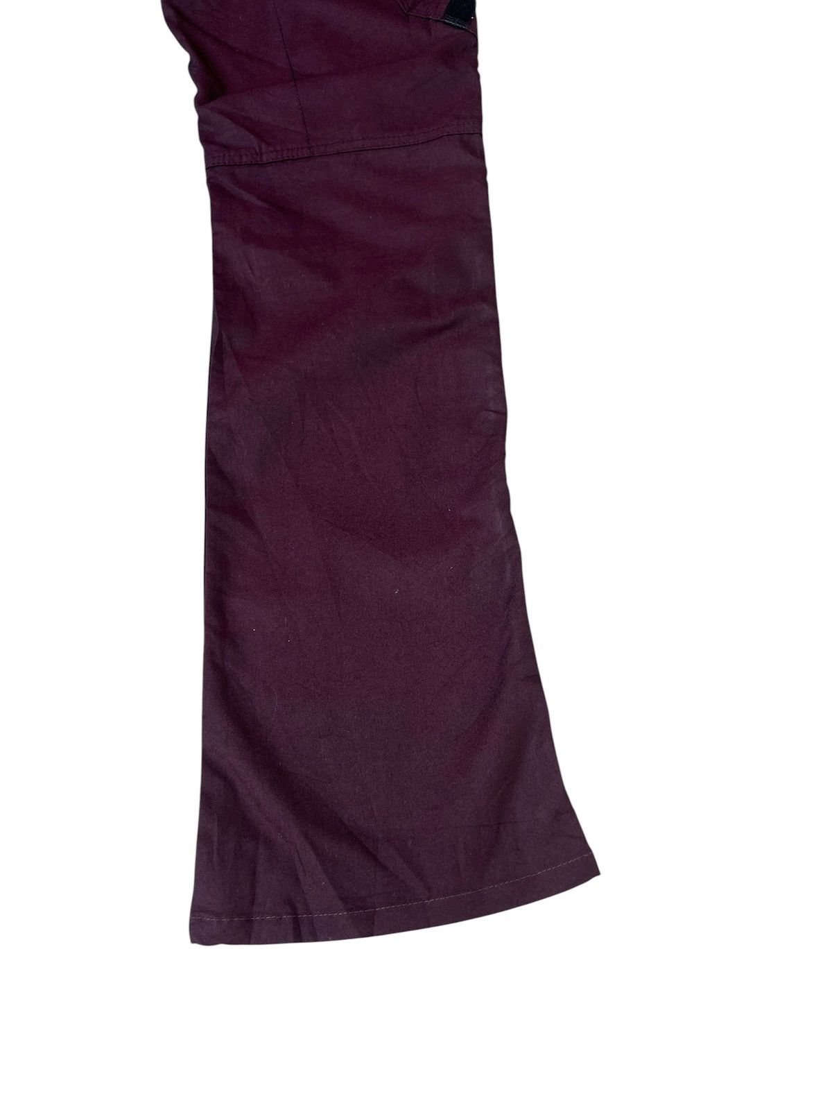 Nicole Club Nicole Club Japan Dark Maroon Cargo Flare Trouser Pant Size US 30 / EU 46 - 18 Thumbnail