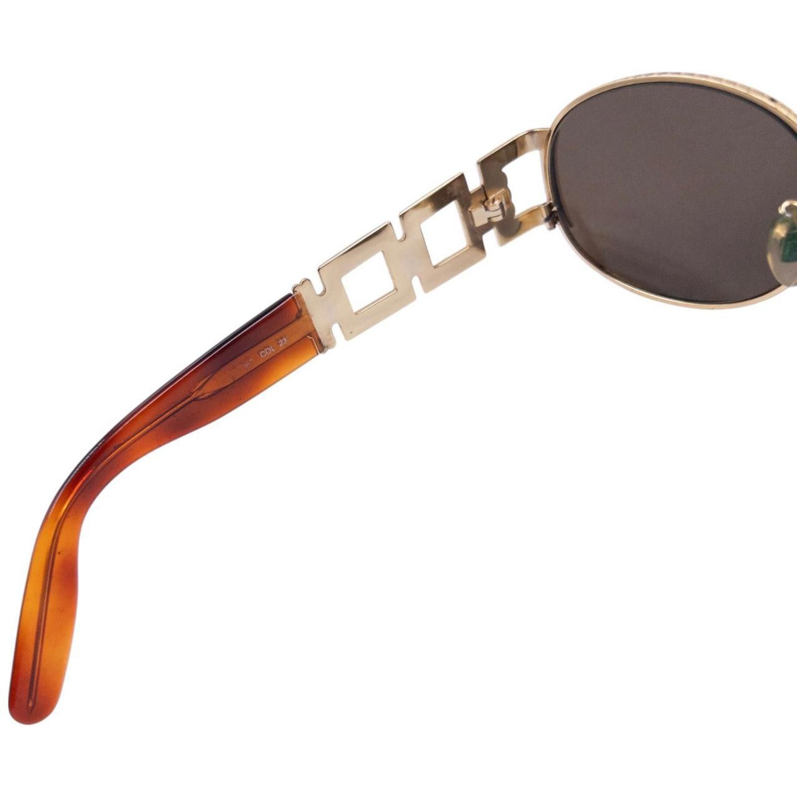 Fendi Vintage Fendi Embossed Tortoise Shell Sunglasses Size ONE SIZE - 6 Thumbnail