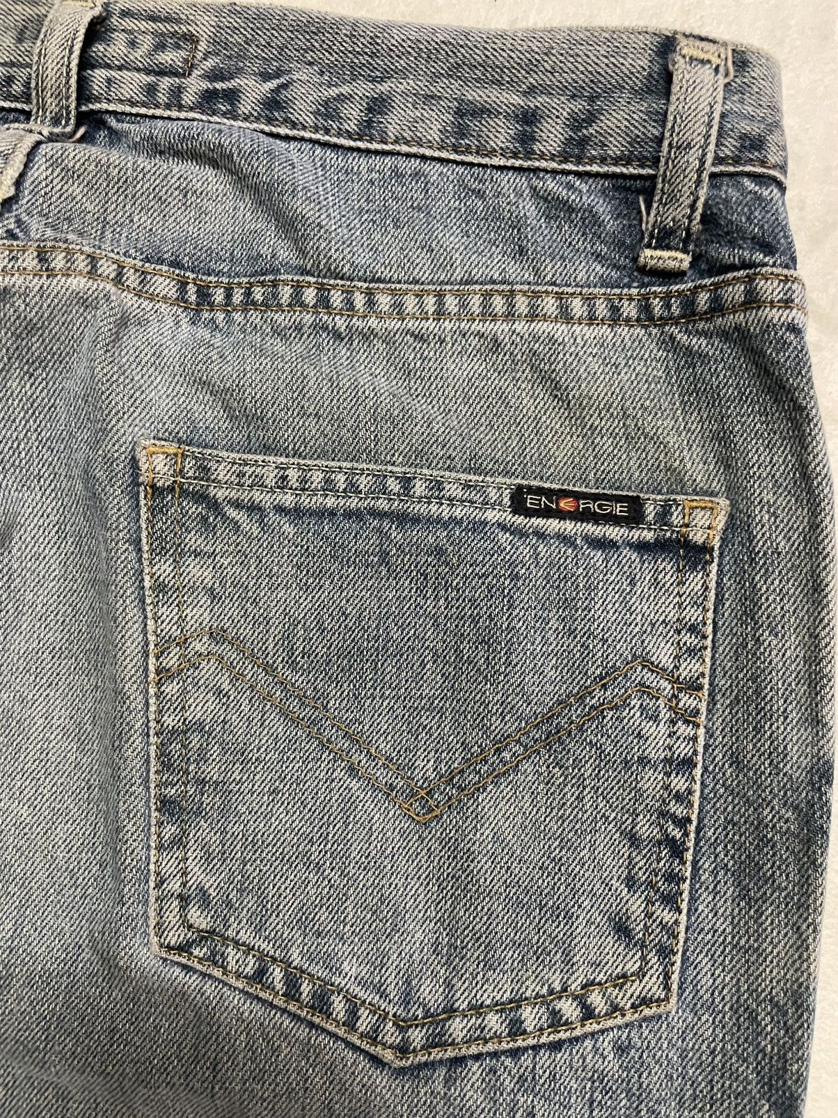Energie Vintage Energie Japanese Brand Boot Cut Faded Denim Jeans Size US 30 / EU 46 - 13 Thumbnail