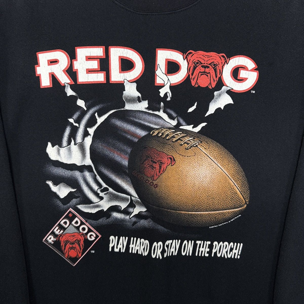 Vintage Vintage Red Dog Beer Crewneck Size US M / EU 48-50 / 2 - 3 Thumbnail