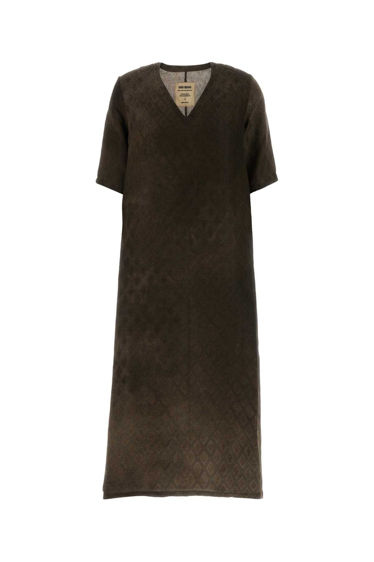 Uma Wang Brown Jersey Apostle Tunic Dress Size M / US 6-8 / IT 42-44 - 1 Thumbnail