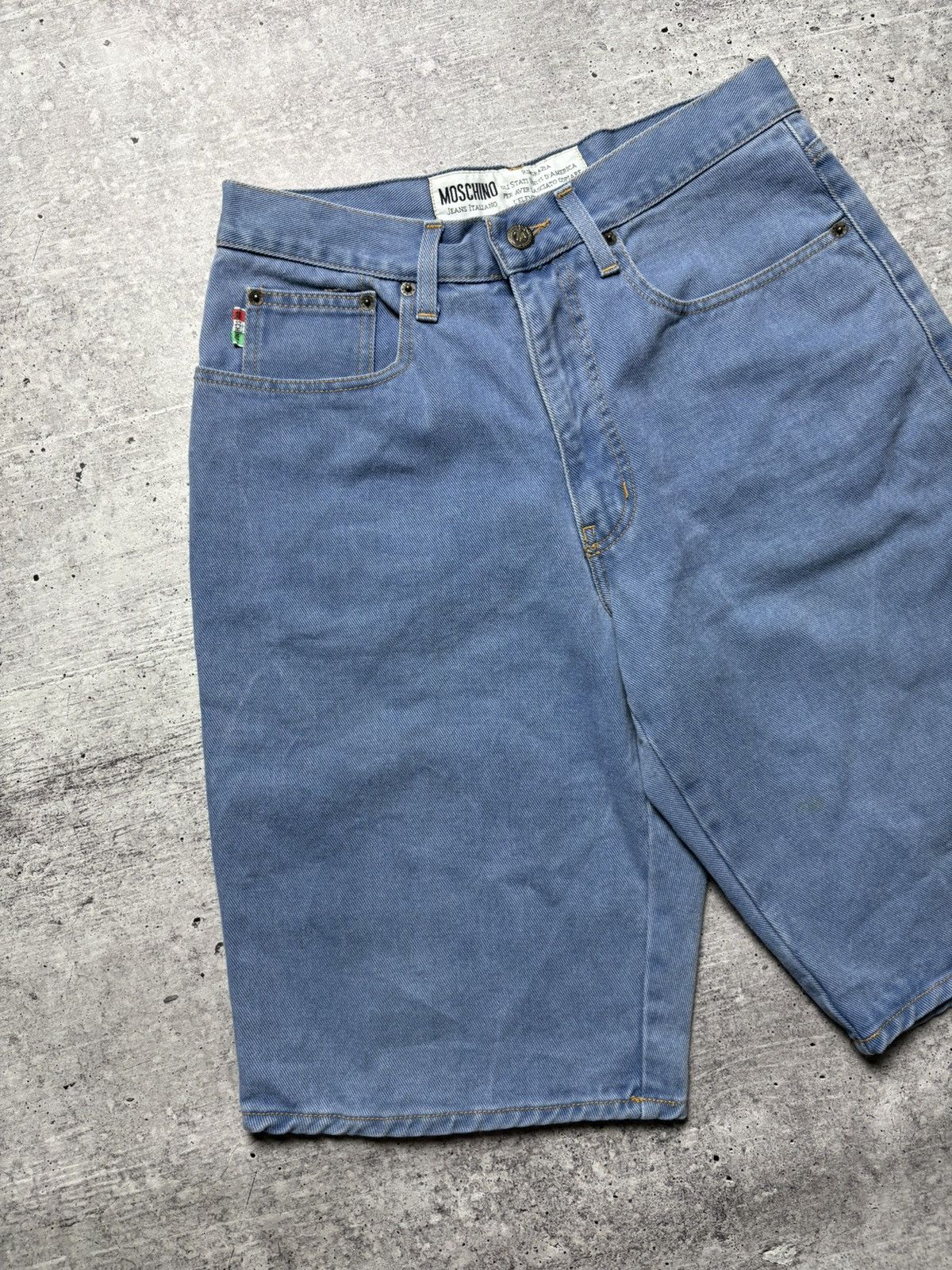 Moschino Moschino Vintage Baggy Shorts Size US 33 - 6 Thumbnail