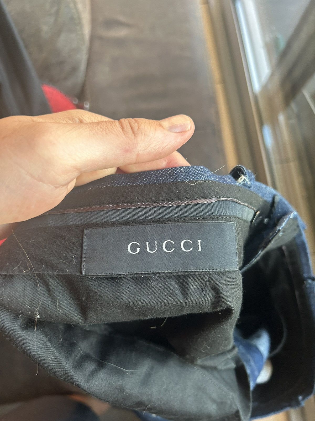 Gucci Blue Linen/Cotton Blend Pants Size US 36 / EU 52 - 12 Thumbnail