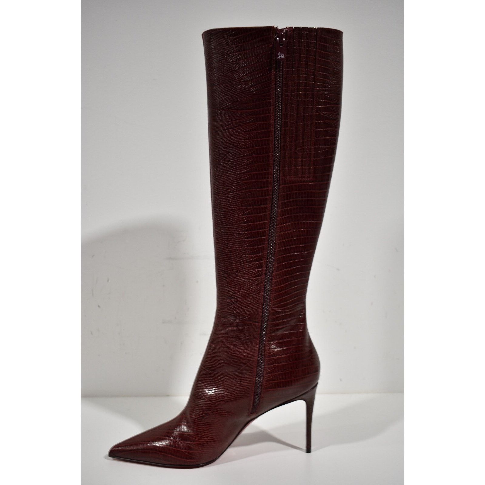 Christian Louboutin Christian Louboutin Kate Botta 85 Red Calf Lizzy Knee High Size US 10.5 / IT 40.5 - 8 Thumbnail