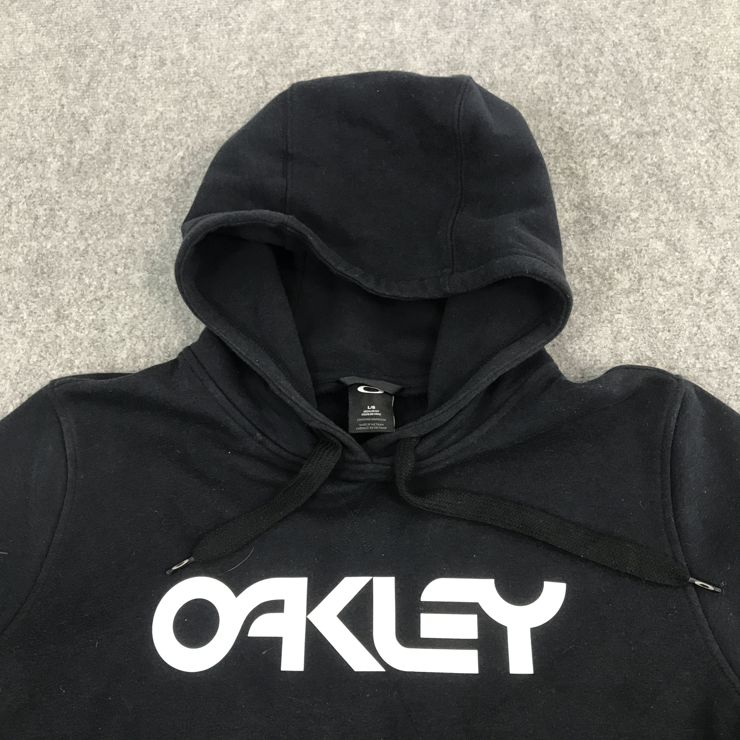 Oakley Rare🔥Oakley Black hoodie sweatshirt Jacket Size US L / EU 52-54 / 3 - 7 Thumbnail