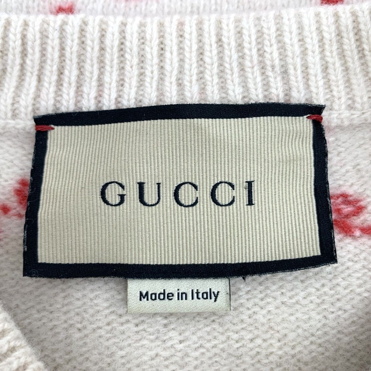 Gucci Gucci Animal Allover Print Long Sleeve Knit Sweater K26WX Size S / US 4 / IT 40 - 5 Thumbnail