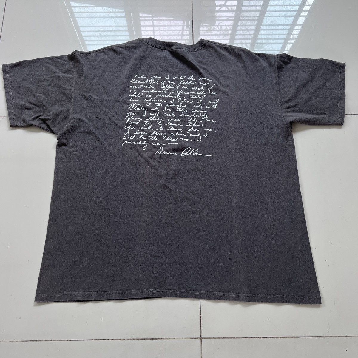 Band Tees × Vintage Vintage Y2K Duane Allman Promo Tee Allman Brothers Band 3XL Size US XXL / EU 58 / 5 - 4 Thumbnail