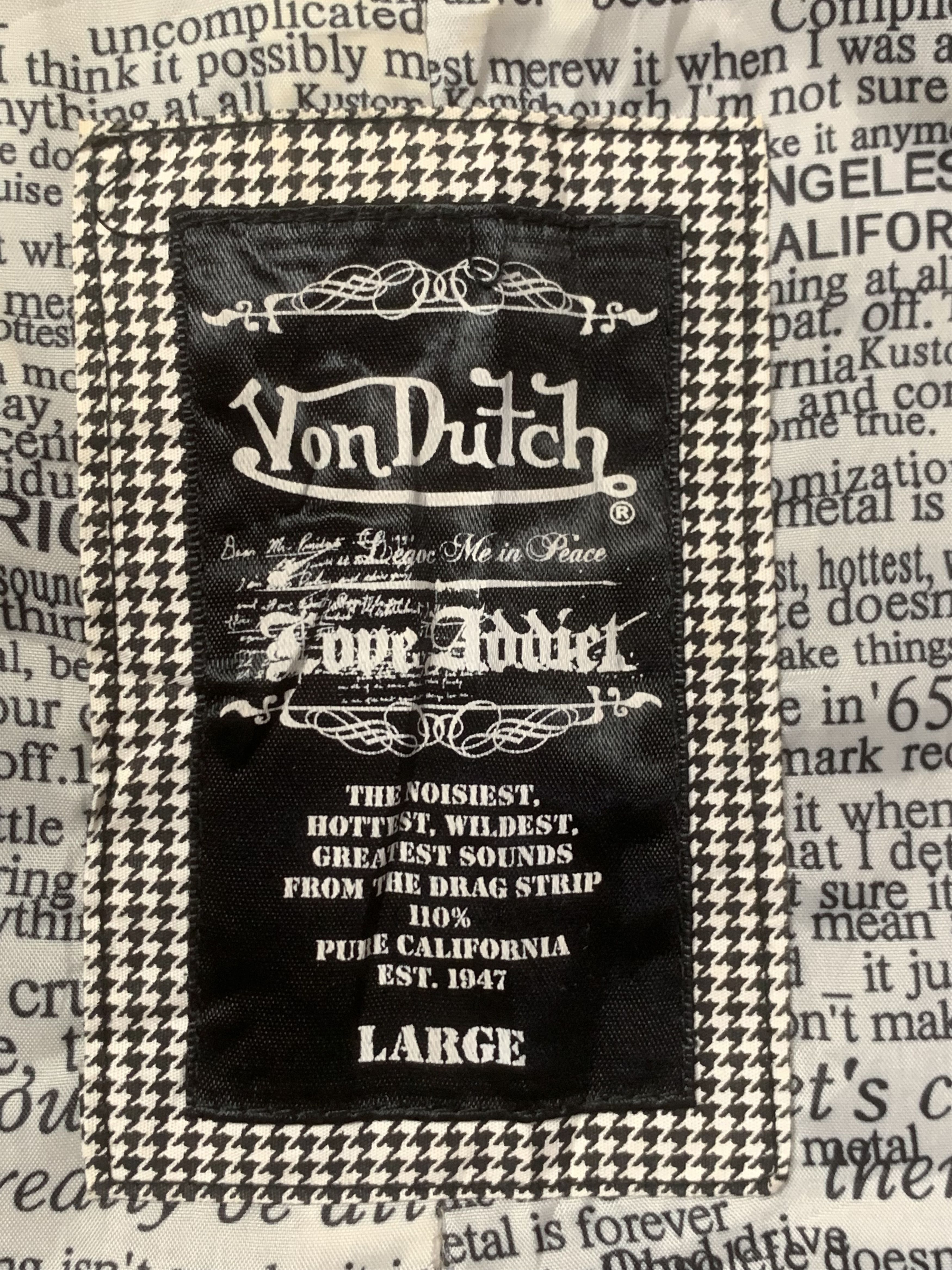 Von Dutch Rare Design Vintage Von Dutch Love Addict Military Parkas Size L / US 10 / IT 46 - 5 Thumbnail