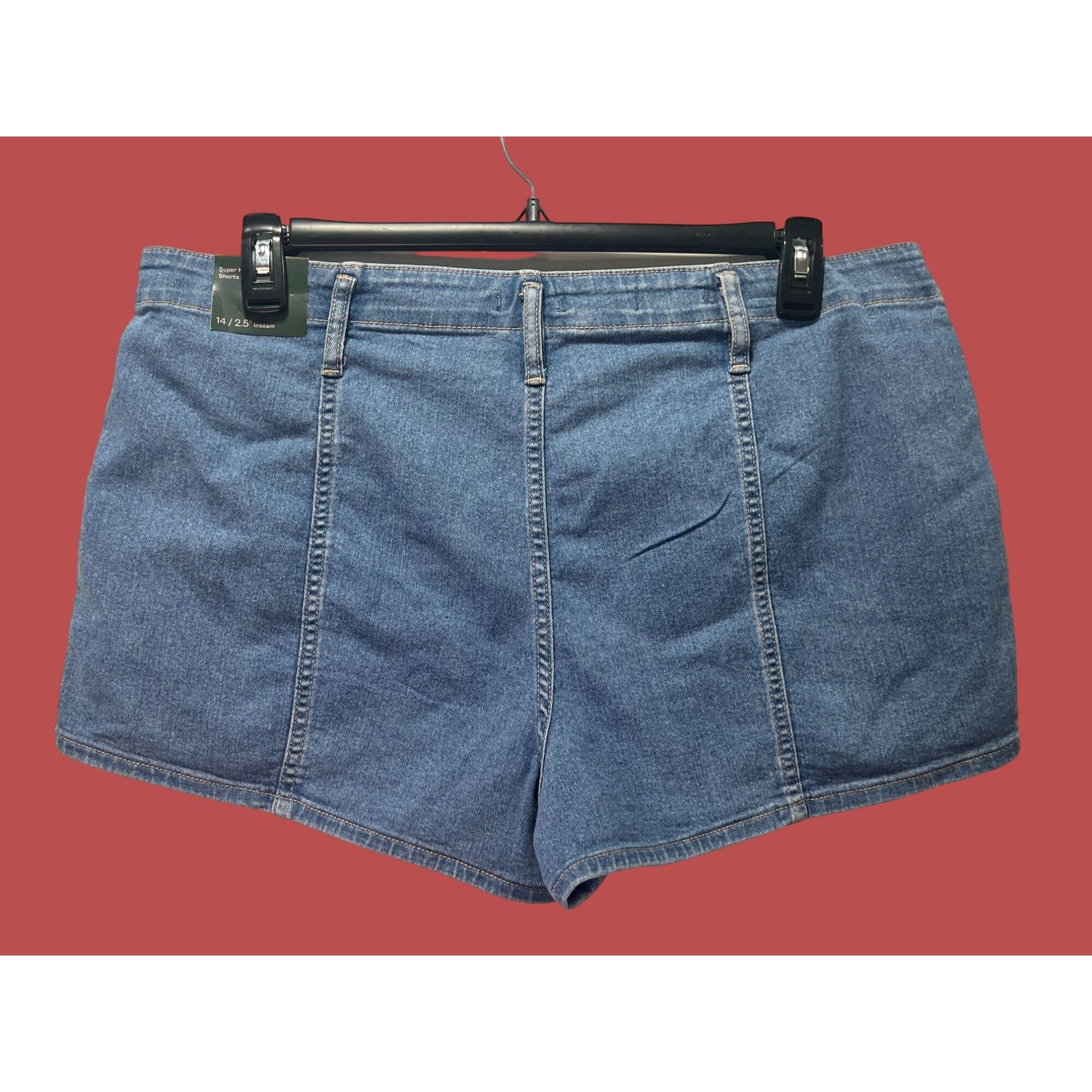 Other Wild Fable - Women's Super-High Rise Jean Shorts - 2.5" Ins Size 36" / US 14 / IT 50 - 4 Thumbnail