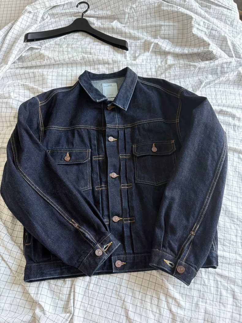 Visvim Visvim Visvim Unwashed Denim Jacket SS 101XX-2506 Size US S / EU 44-46 / 1 - 3 Thumbnail