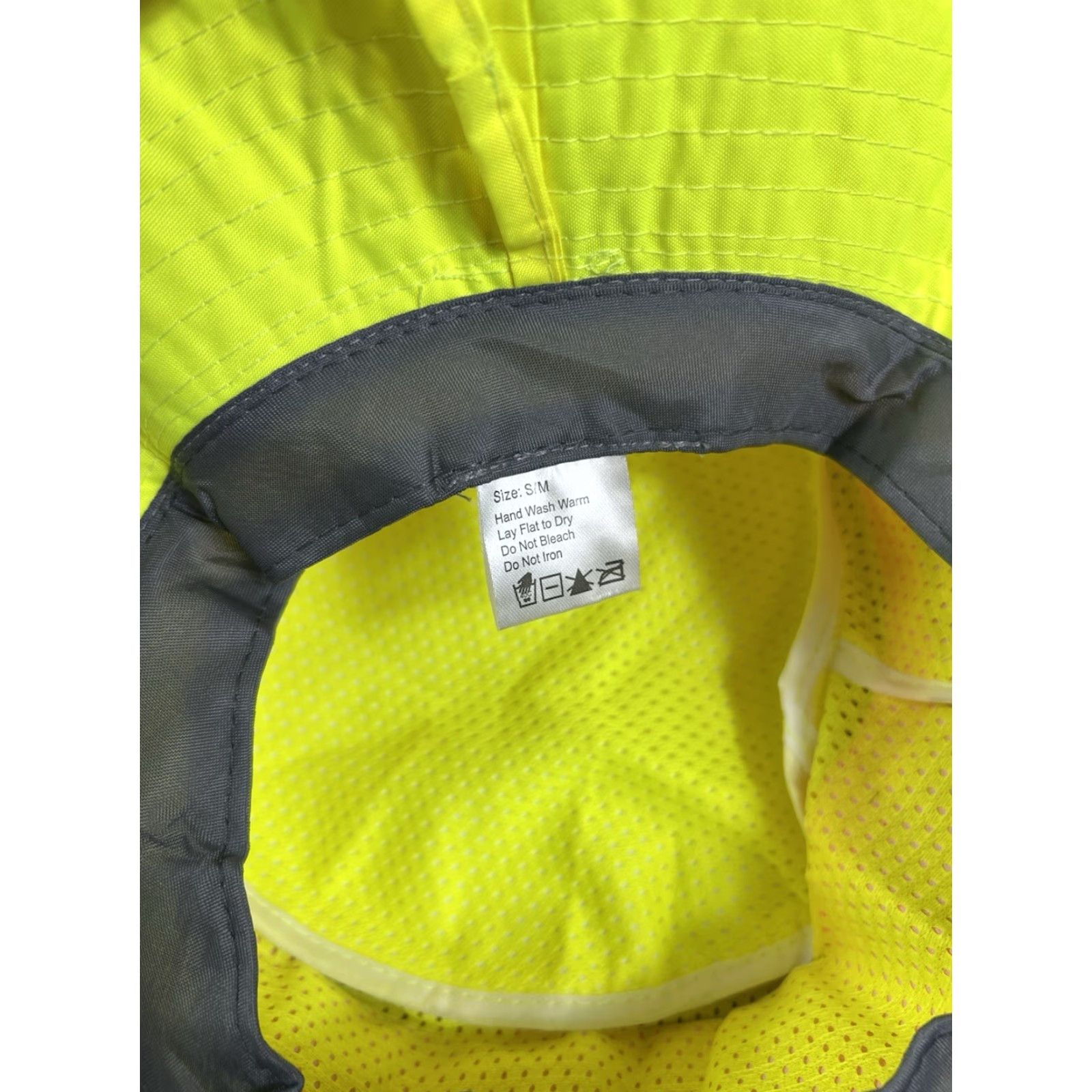 Vintage Tingley Bucket Hat Yellow Orange Sun High Visibility M Men Small/Medium Yellow Size ONE SIZE - 5 Thumbnail