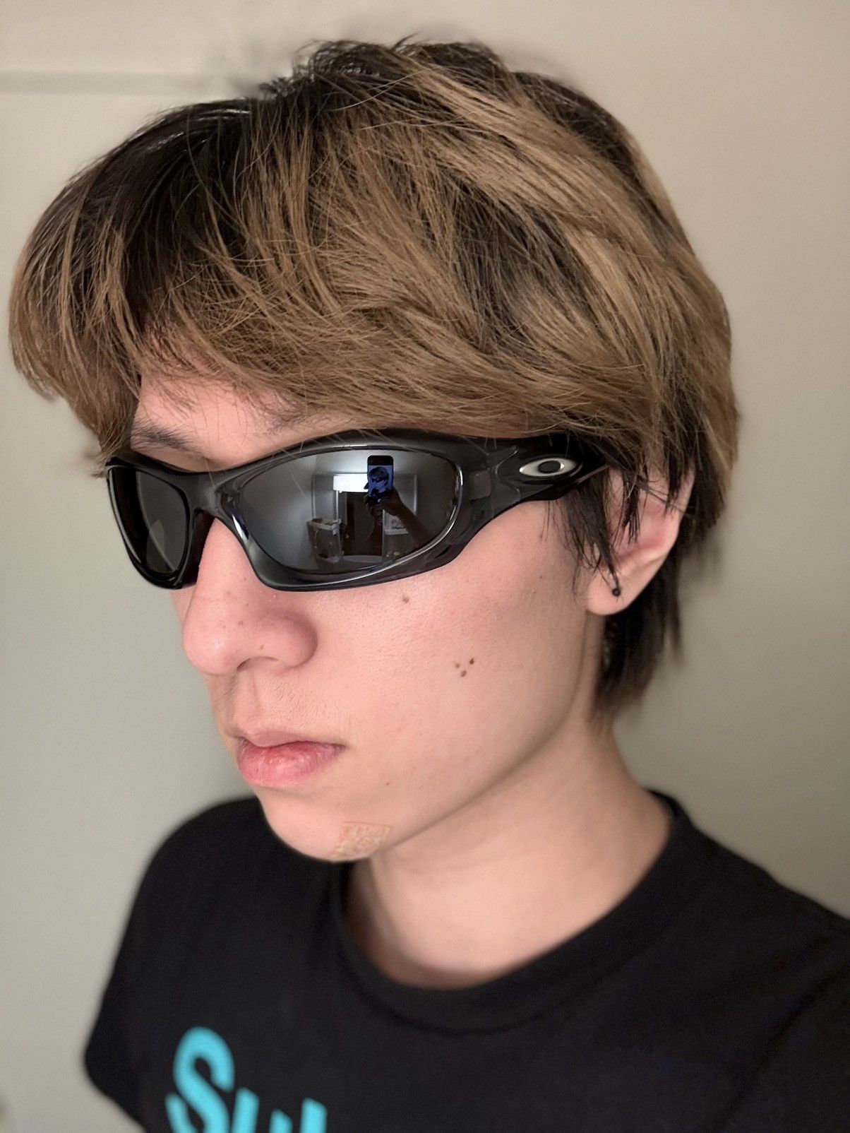 小物 OAKLEY Monster Dog Crystal Black 2003 Vintage Oakley Monster Dog | Crystal Black | Black Polarized