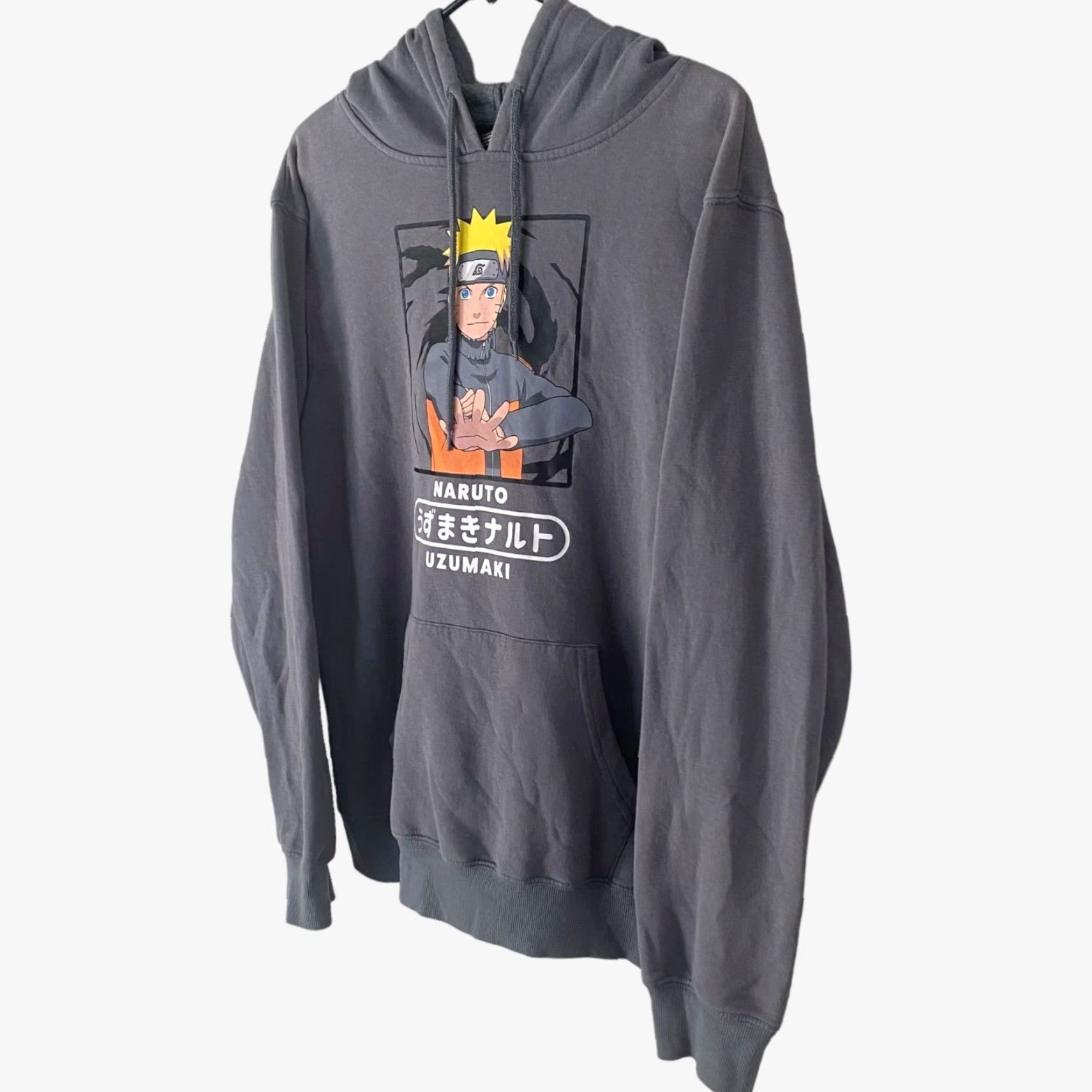 Vintage Naruto Shippuden Collection Hoodie Gray Mens Medium Anime Pullover Sweatshirt Size US M / EU 48-50 / 2 - 2 Thumbnail