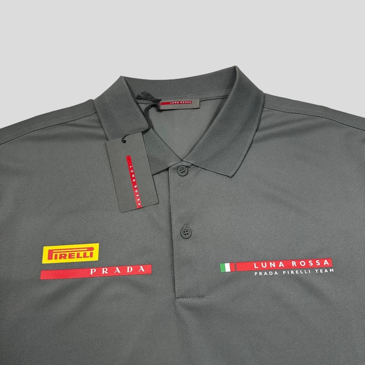 Prada Prada Americas Cup 2024 Logo Pique Polo - XL/XXL Size US XXL / EU 58 / 5 - 2 Thumbnail