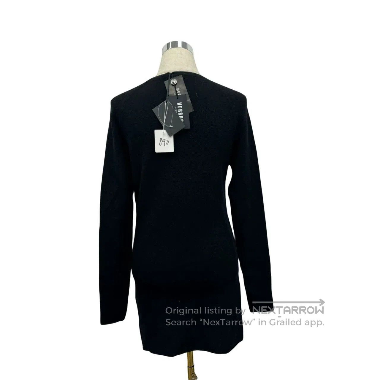 Versace Versace Black Logo Knit Sweater. Size XS / US 0-2 / IT 36-38 - 8 Thumbnail