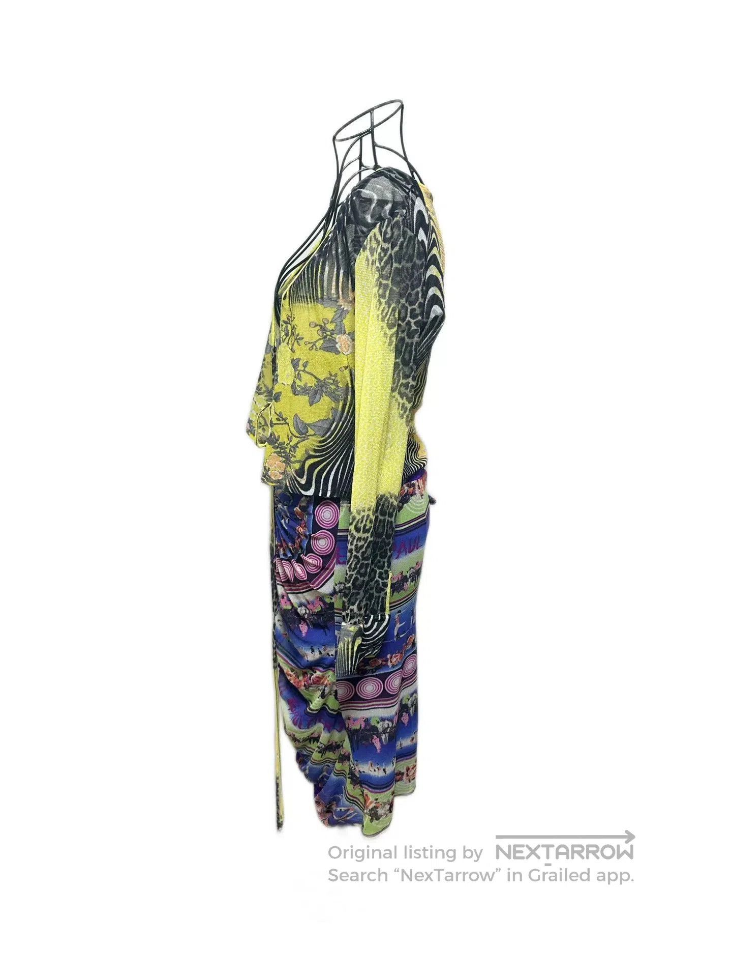 Roberto Cavalli Roberto Cavalli Floral Mesh Cardigan. Size M / US 6-8 / IT 42-44 - 3 Thumbnail