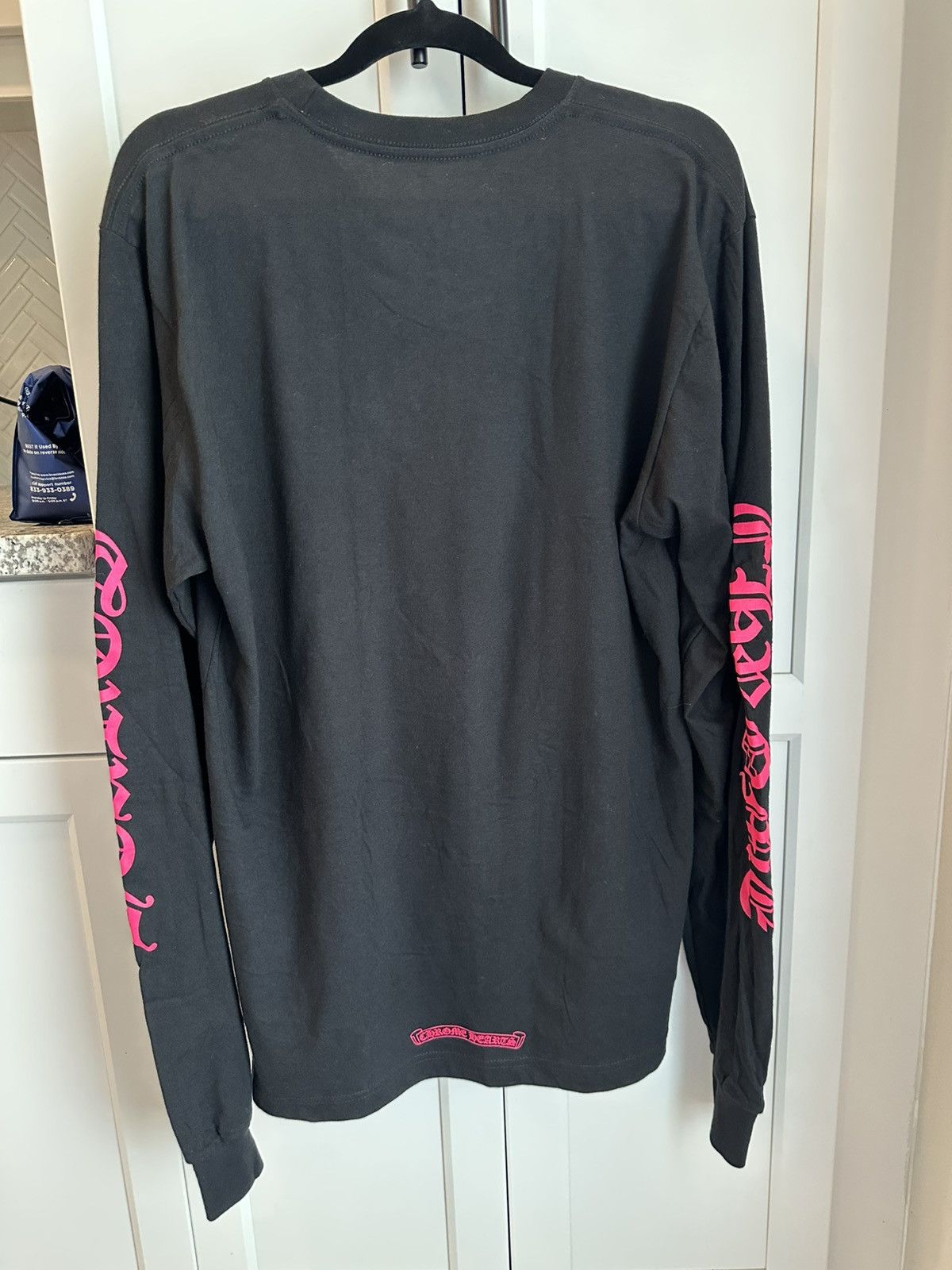 Chrome Hearts Chrome Hearts Black/Pink Neck Logo L/S Size US M / EU 48-50 / 2 - 2 Thumbnail