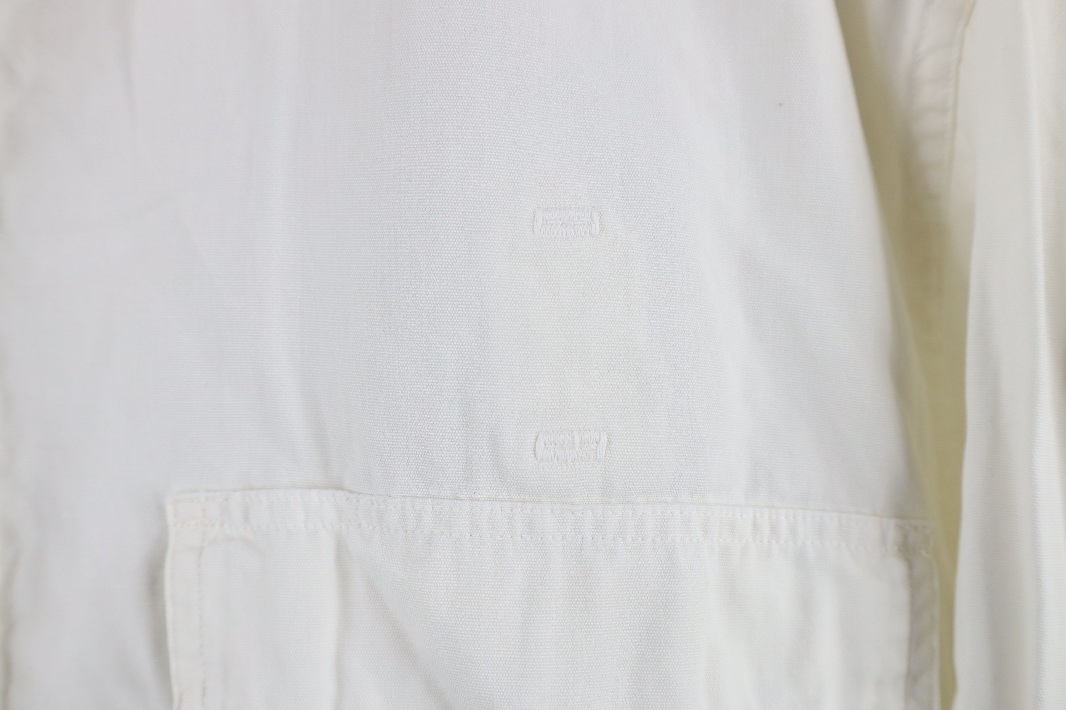 Vintage Vintage 50s 60s Military Uniform Collared Button Shirt White Size US XL / EU 56 / 4 - 4 Thumbnail
