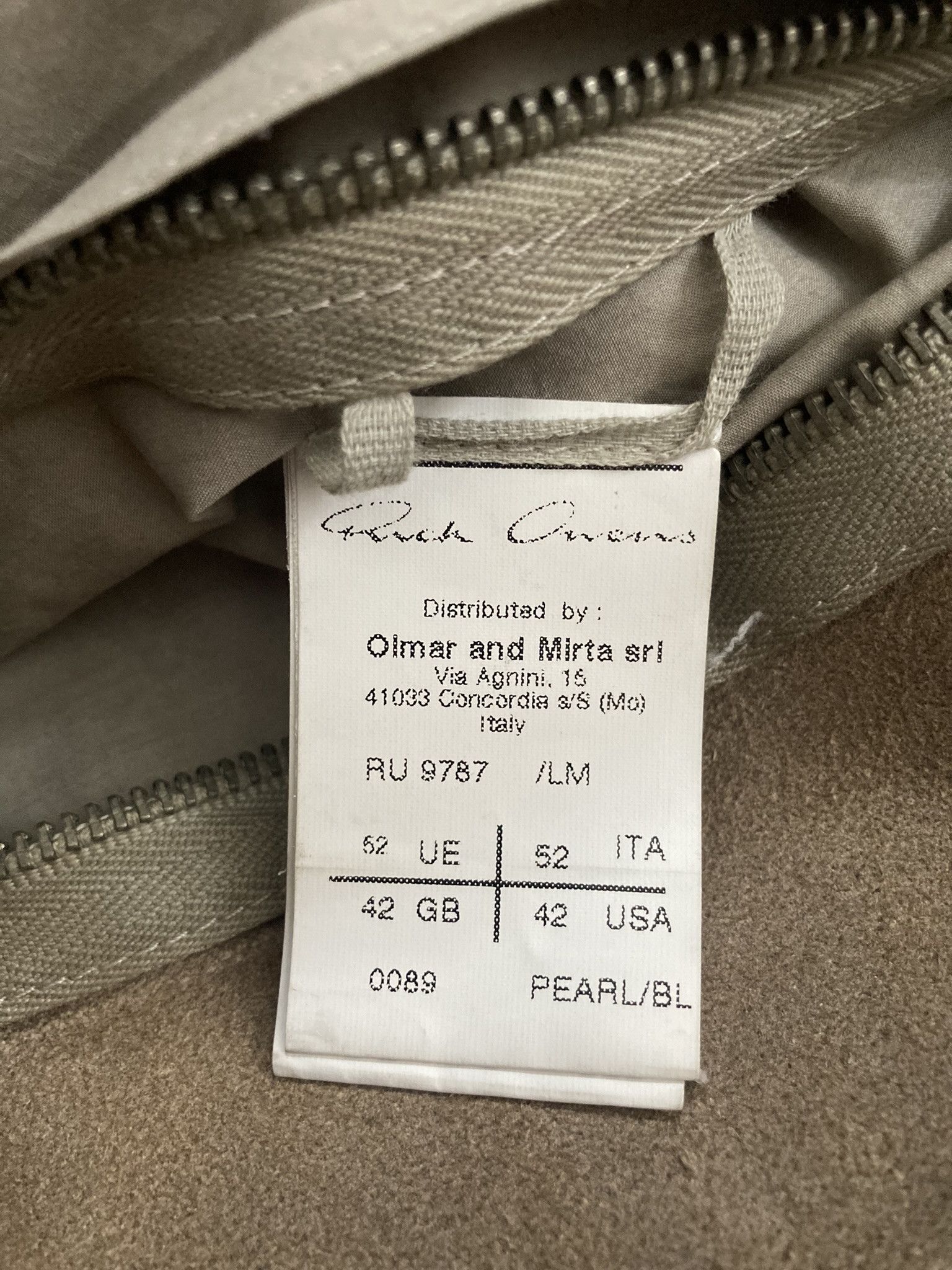 Rick Owens FW12 "MOUNTAIN" Cropped Runway Cow Leather Jacket Rick Owens Size US L / EU 52-54 / 3 - 16 Thumbnail