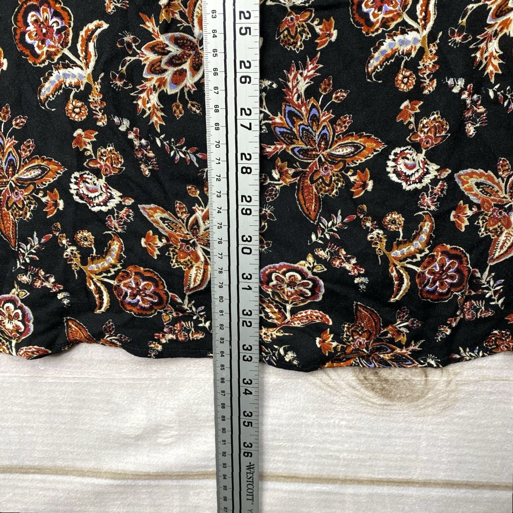 Vintage Kate Spade Spade & Heart Mini Dress S Black Floral Peasant Party Dress Short Sleeve V-Neck Knots Button Size S / US 4 / IT 40 - 4 Thumbnail