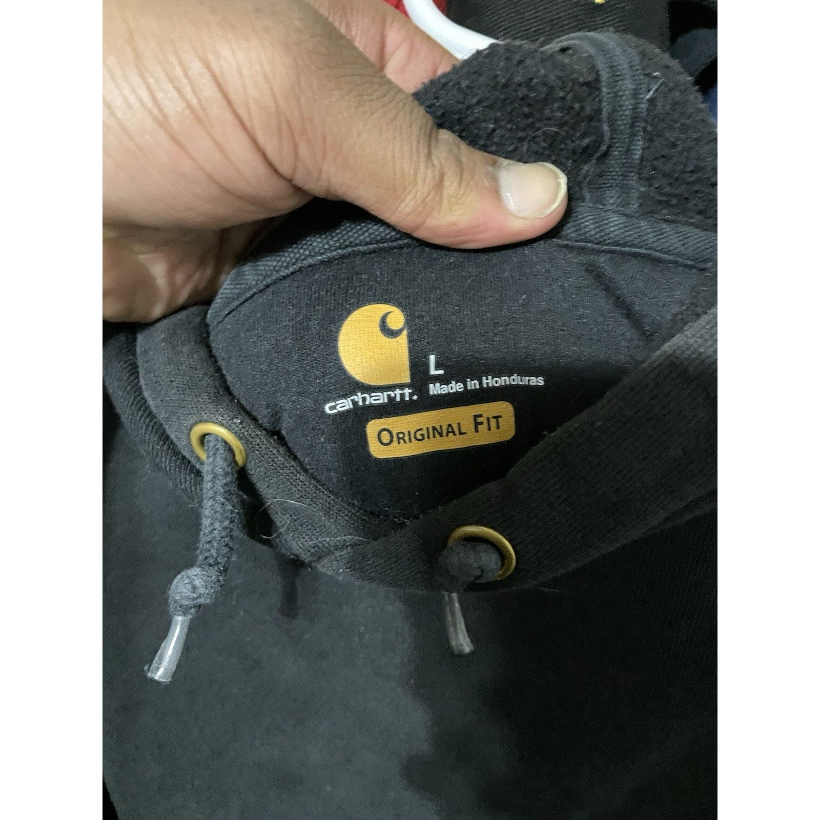 Carhartt Size L-Men's Carhartt Loose Fit Midweight Sleeve Logo Hoodie Size US L / EU 52-54 / 3 - 3 Thumbnail