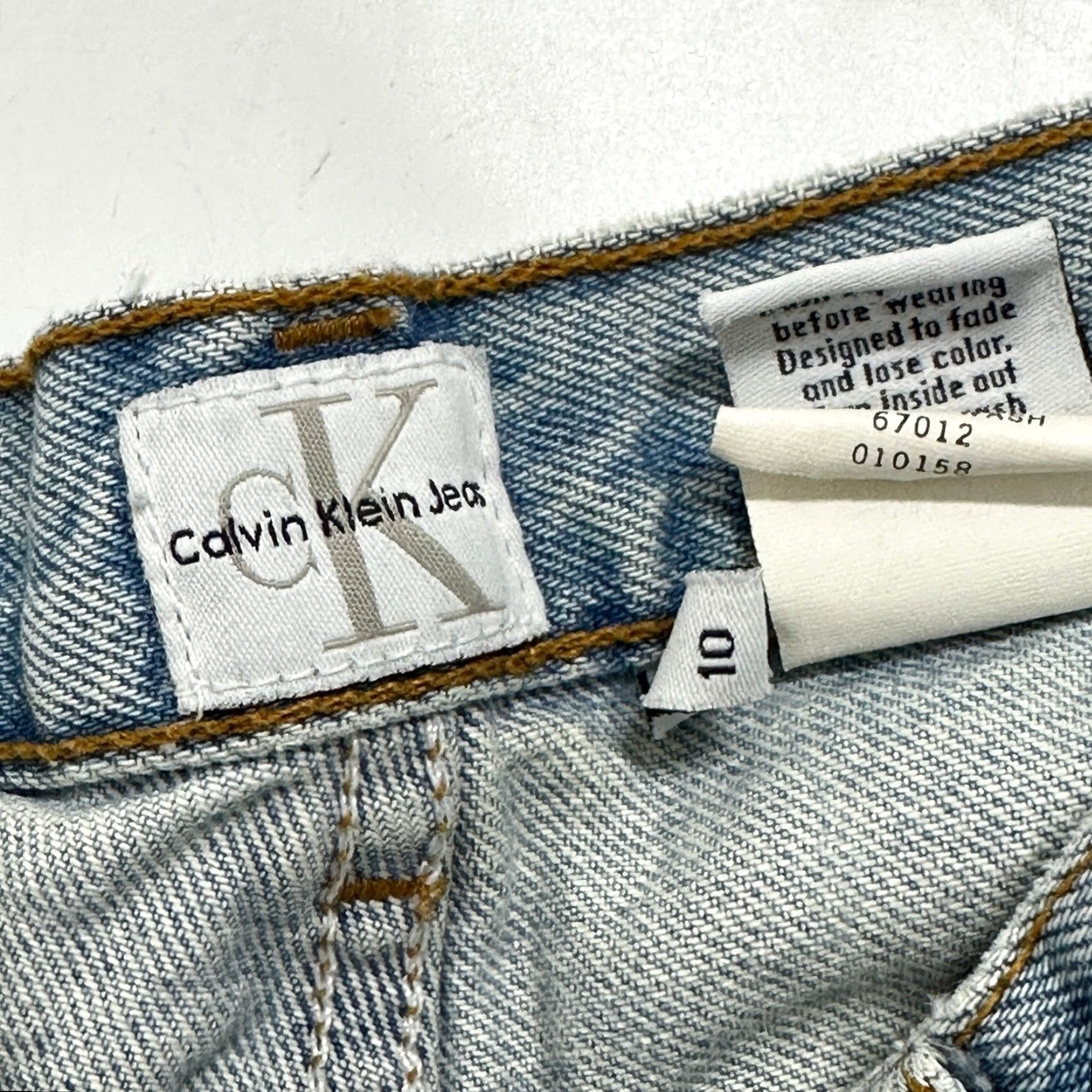 Calvin Klein VINTAGE Calvin Klein Jeans 90s Mom Blue Denim Mid Rise Baggy 27x29 Womens Size 10 Size 32" / US 10 / IT 46 - 3 Thumbnail