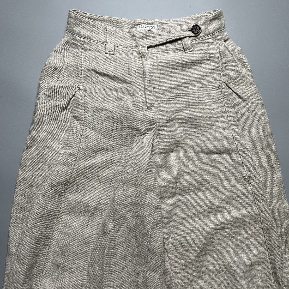 Brunello Cucinelli Brunello Cucinelli - Linen Trouser - Pants Size 25" / US 0 / IT 36 - 4 Thumbnail